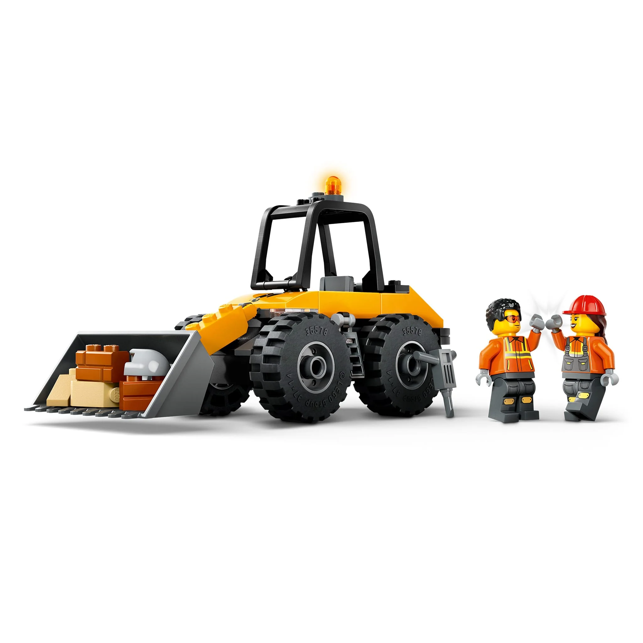 LEGO® City La chargeuse sur pneus de construction jaune - Image 7