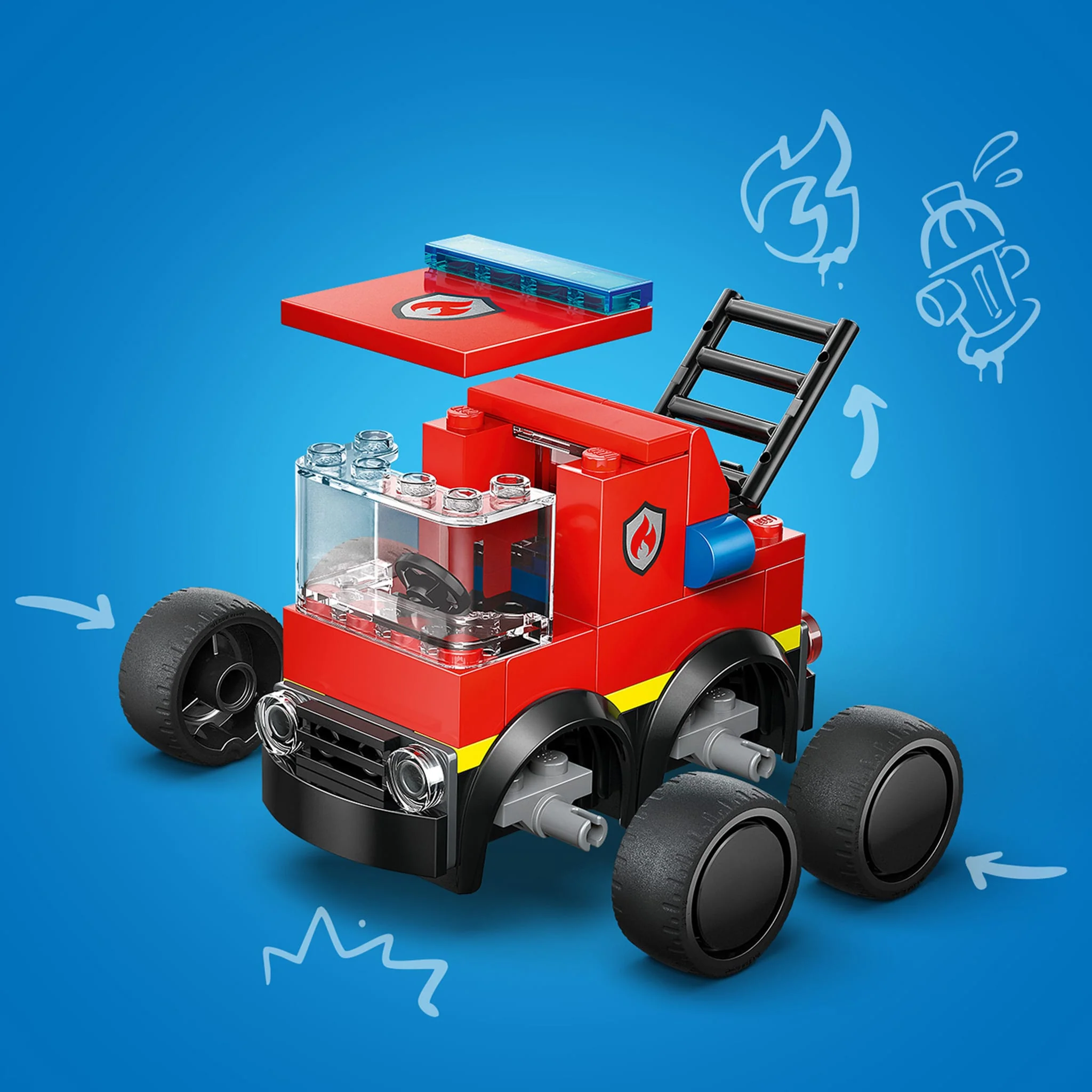 LEGO® City Véhicules – Le camion de pompiers - Image 6