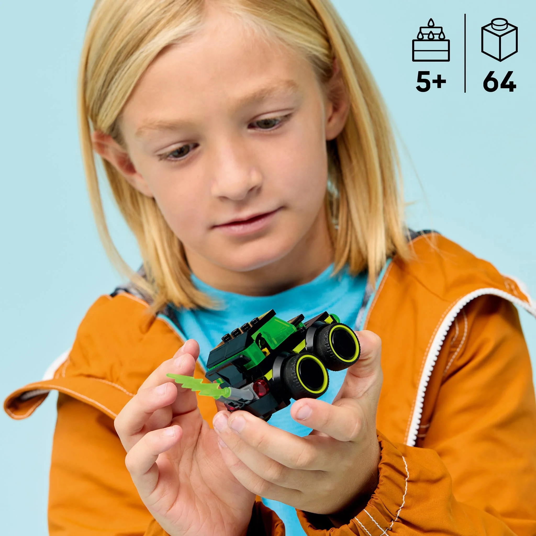 LEGO® City Véhicules – La voiture de course de jeux vidéo - Image 2