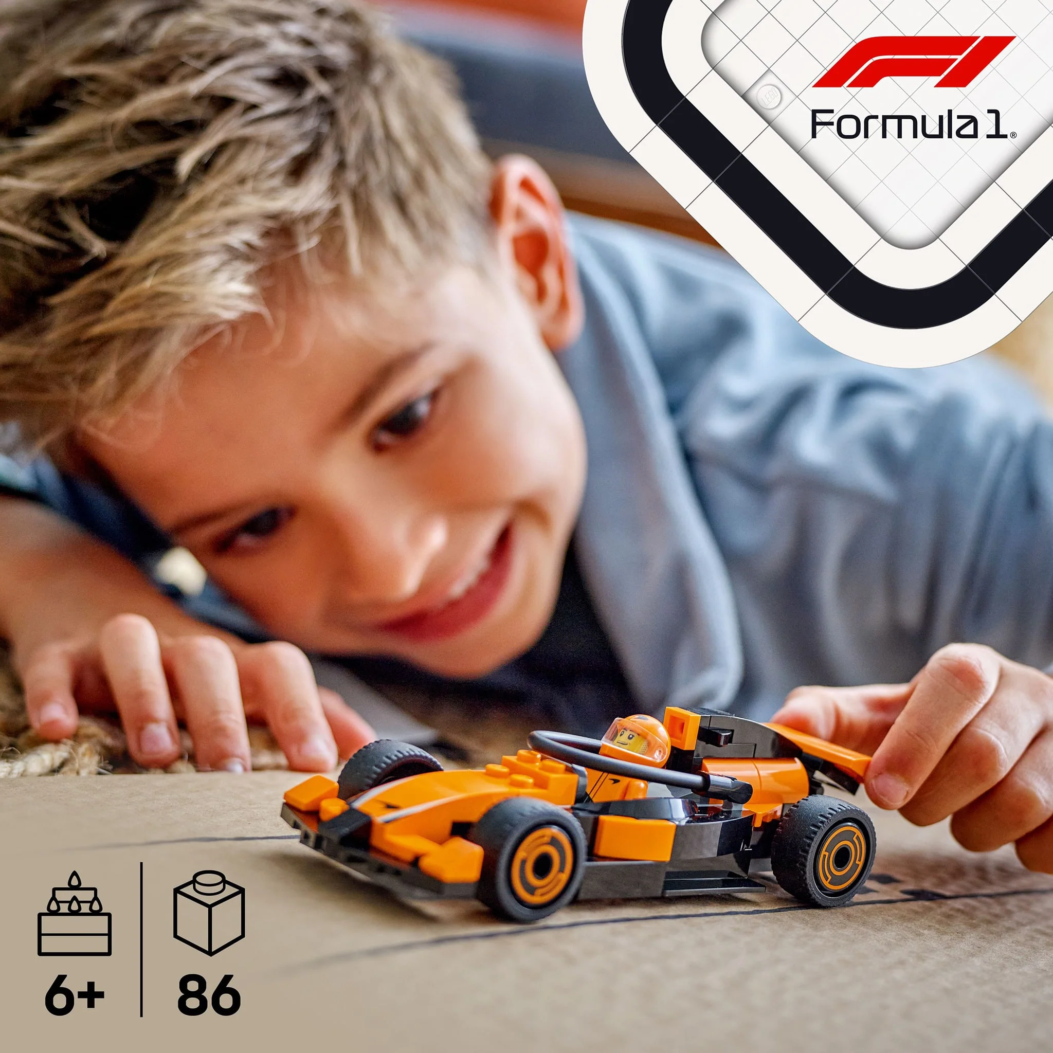 LEGO® City Le pilote de F1® avec la voiture de course McLaren - Image 2