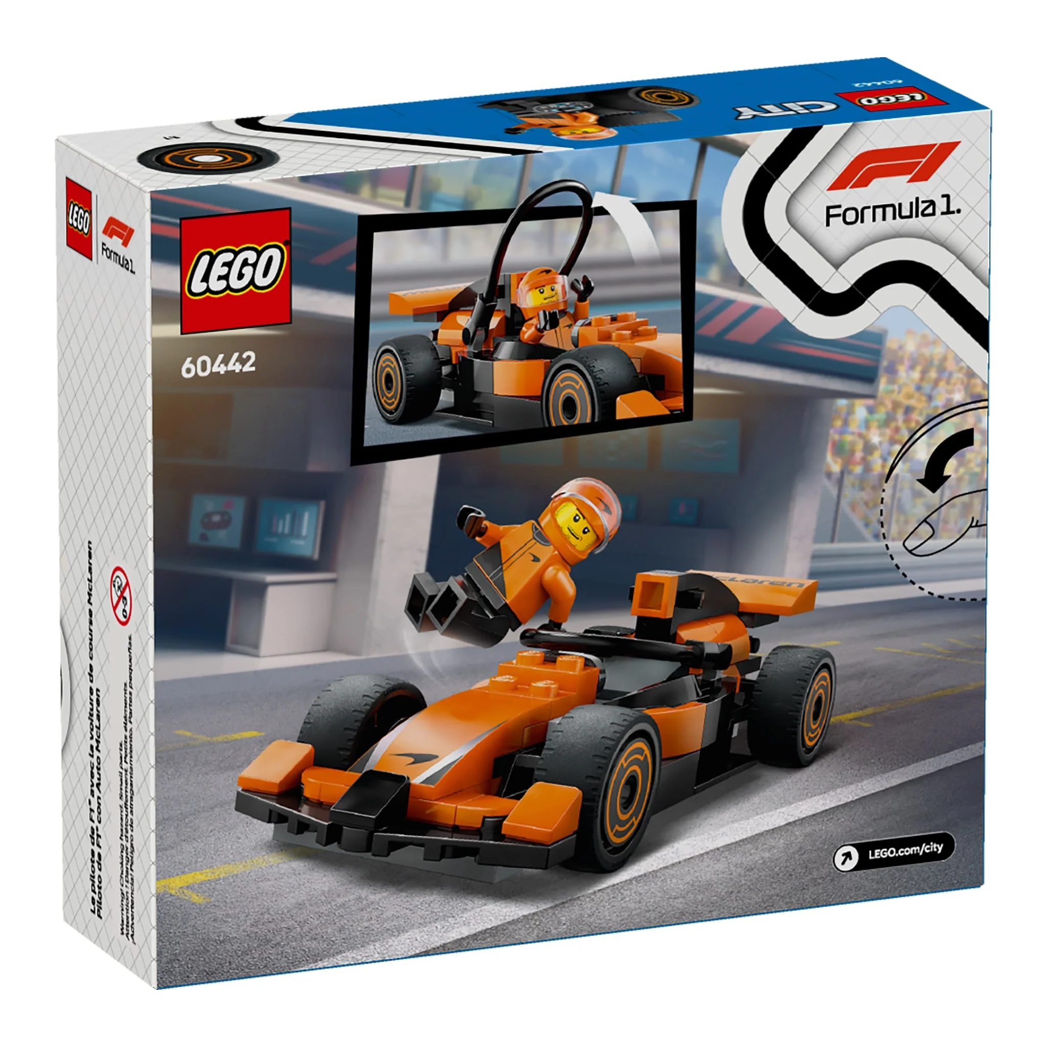 LEGO® City Le pilote de F1® avec la voiture de course McLaren - Image 9