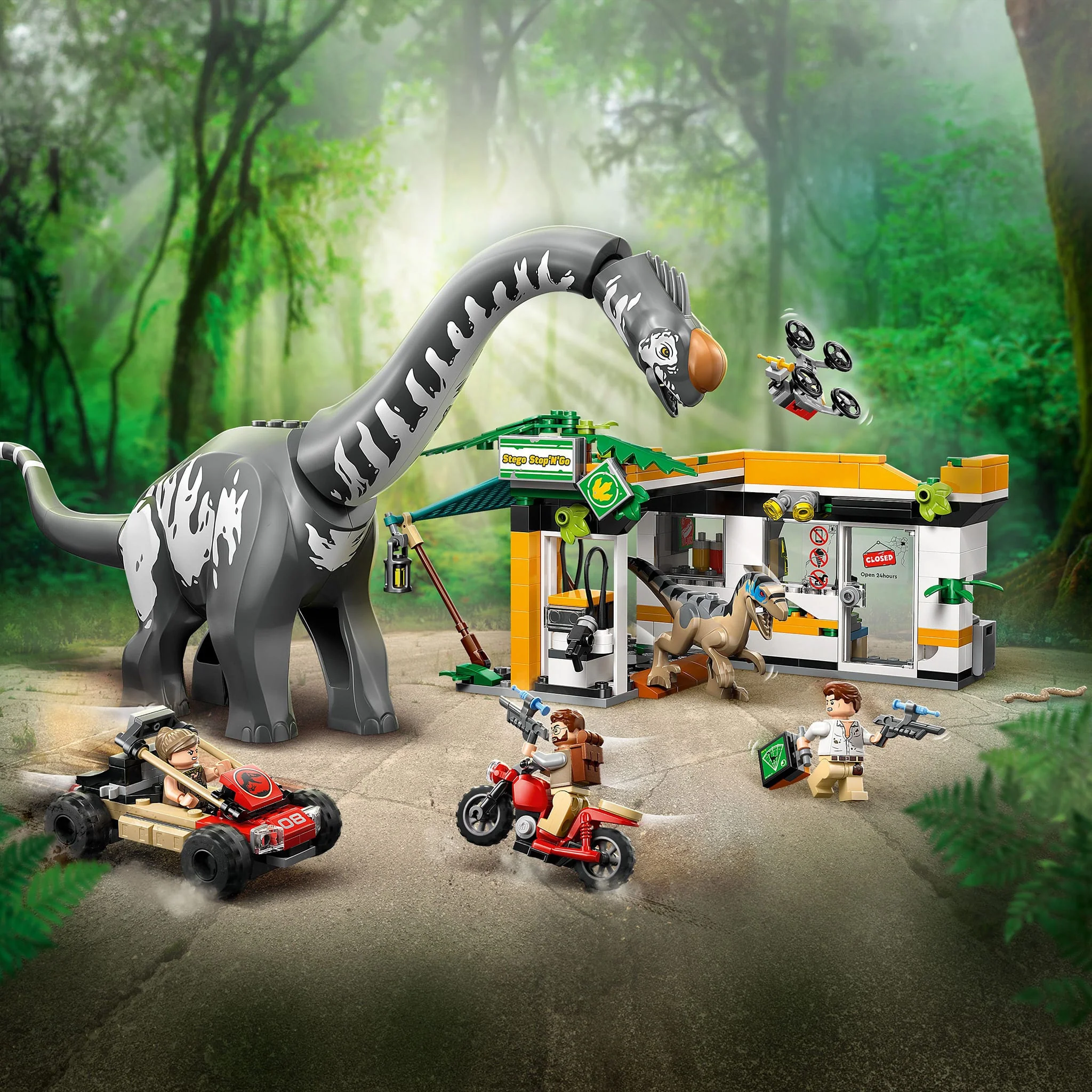 LEGO® Jurassic World Mission de suivi du Raptor et du Titanosaure - Image 7