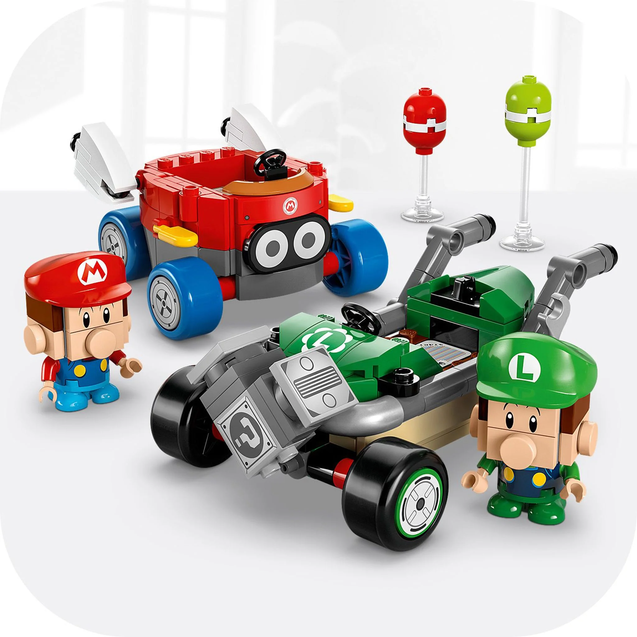 LEGO® Super Mario™ : Mario Kart™ – Bébé Mario contre Bébé Luigi - Image 8