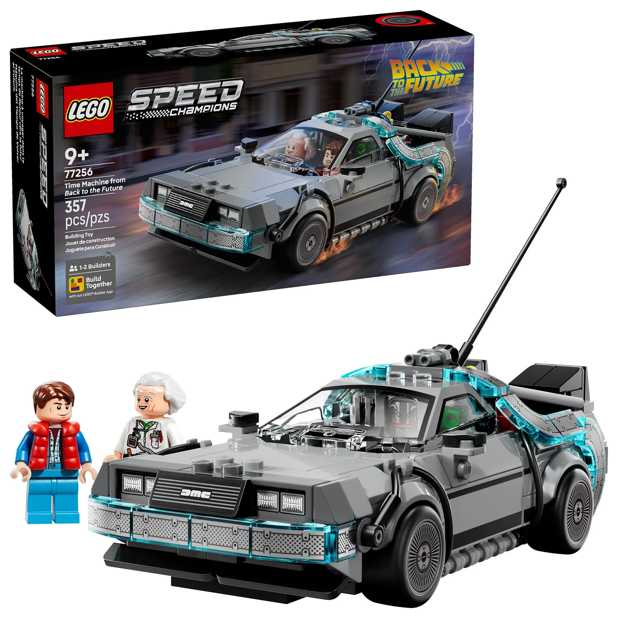 LEGO® Speed Champions La machine à voyager dans le temps de Retour vers le futur