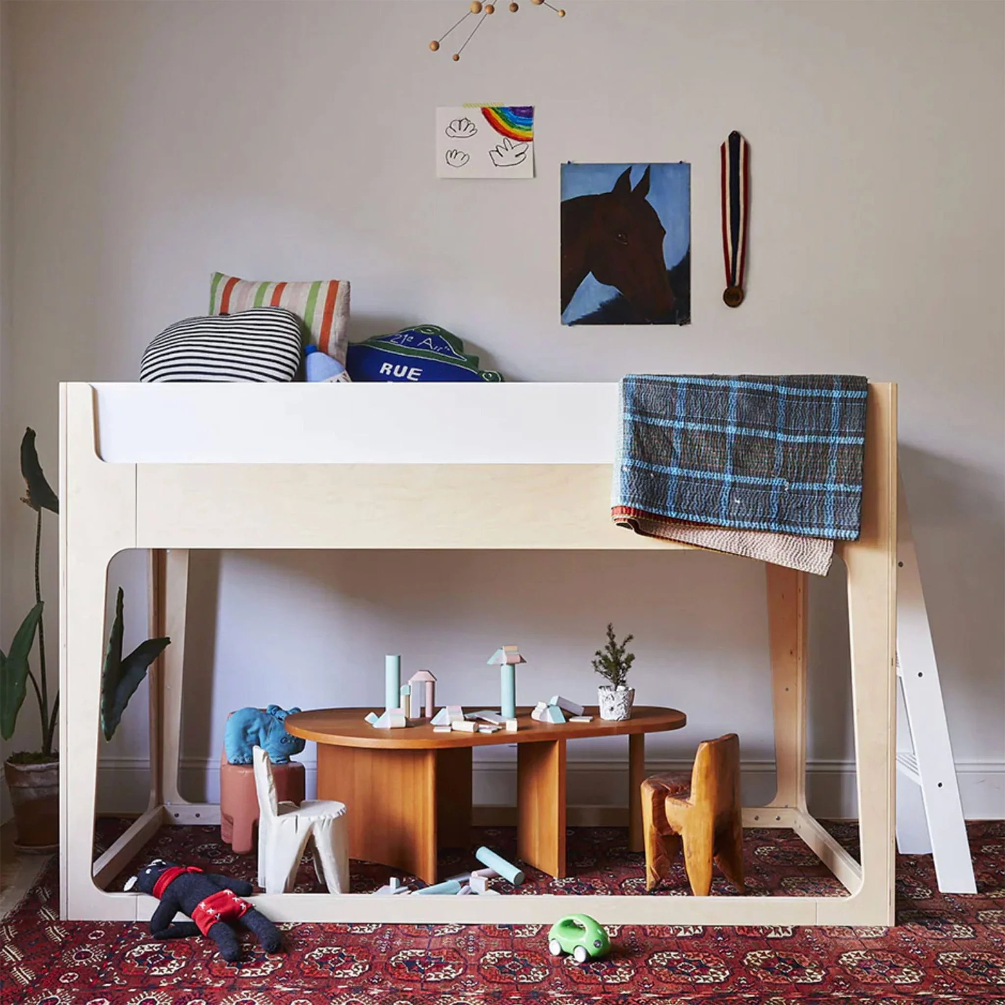 Lit Simple Nest Perch - Naturel/ Blanc - Image 9