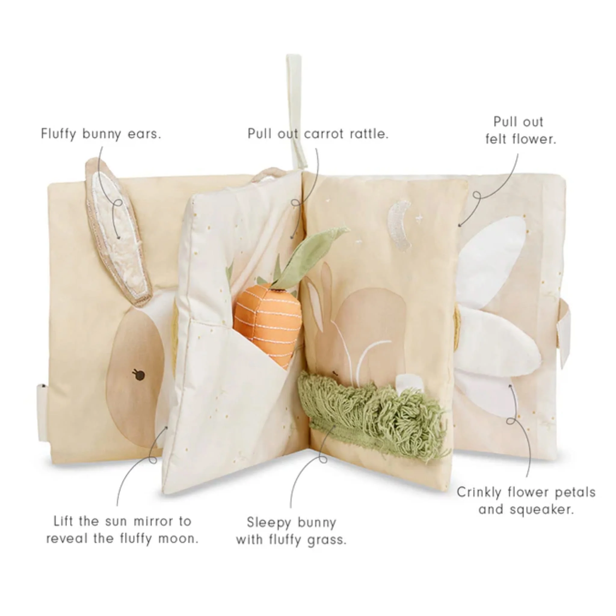 Livre en Tissus Pour Bébé - Contes de Lapins - Image 8