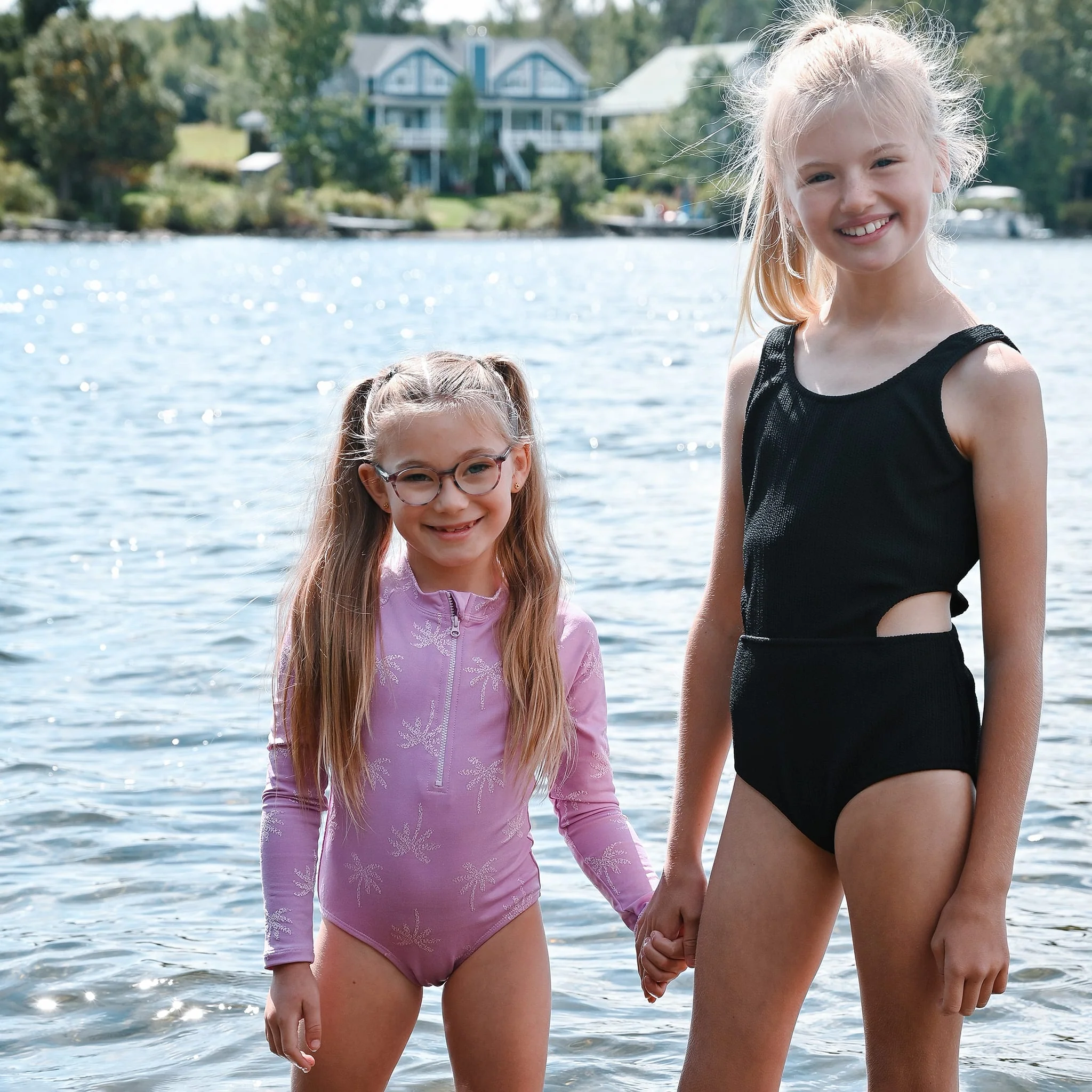 Maillot Côtelé Noir 2-14ans - Image 4