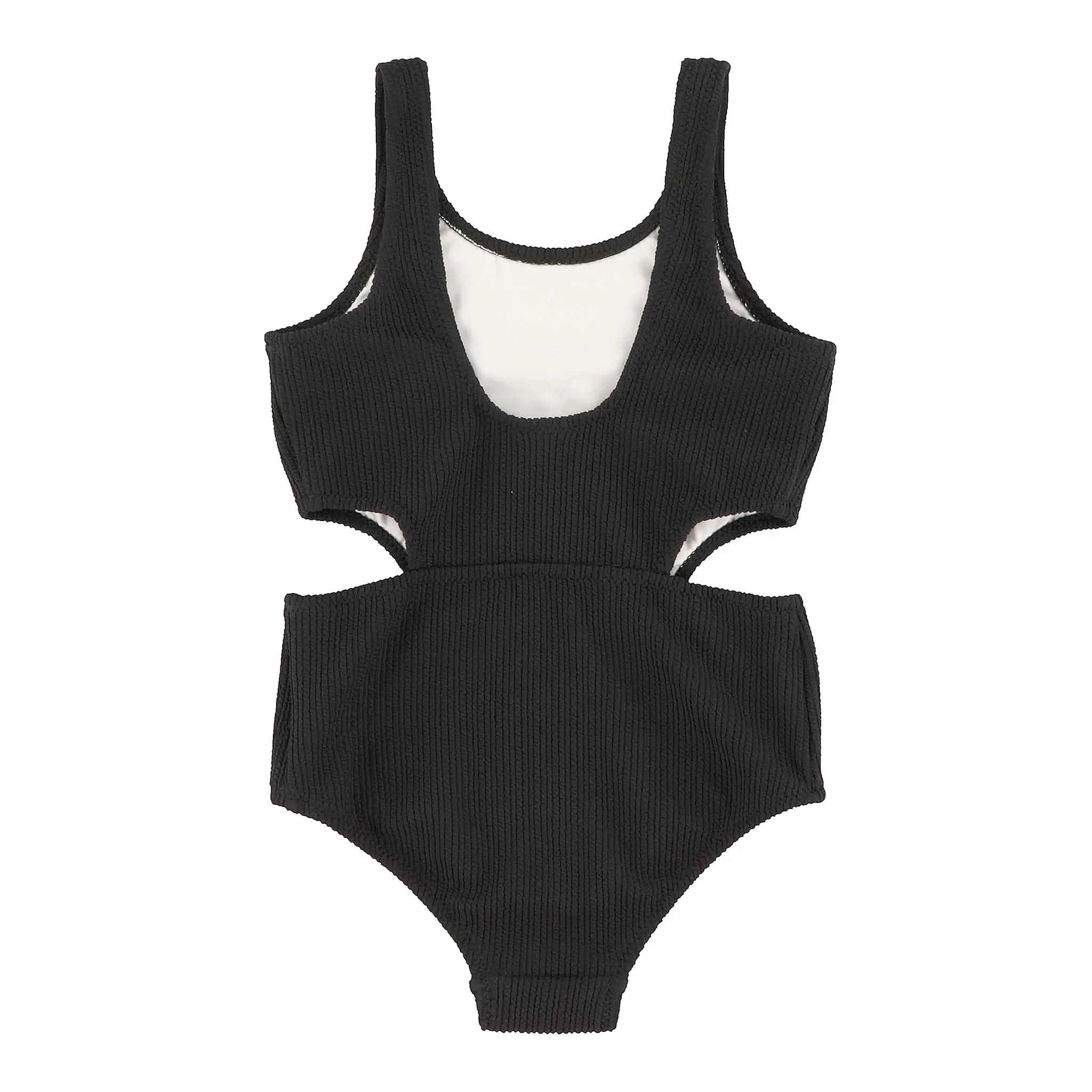 Maillot Côtelé Noir 2-14ans - Image 9