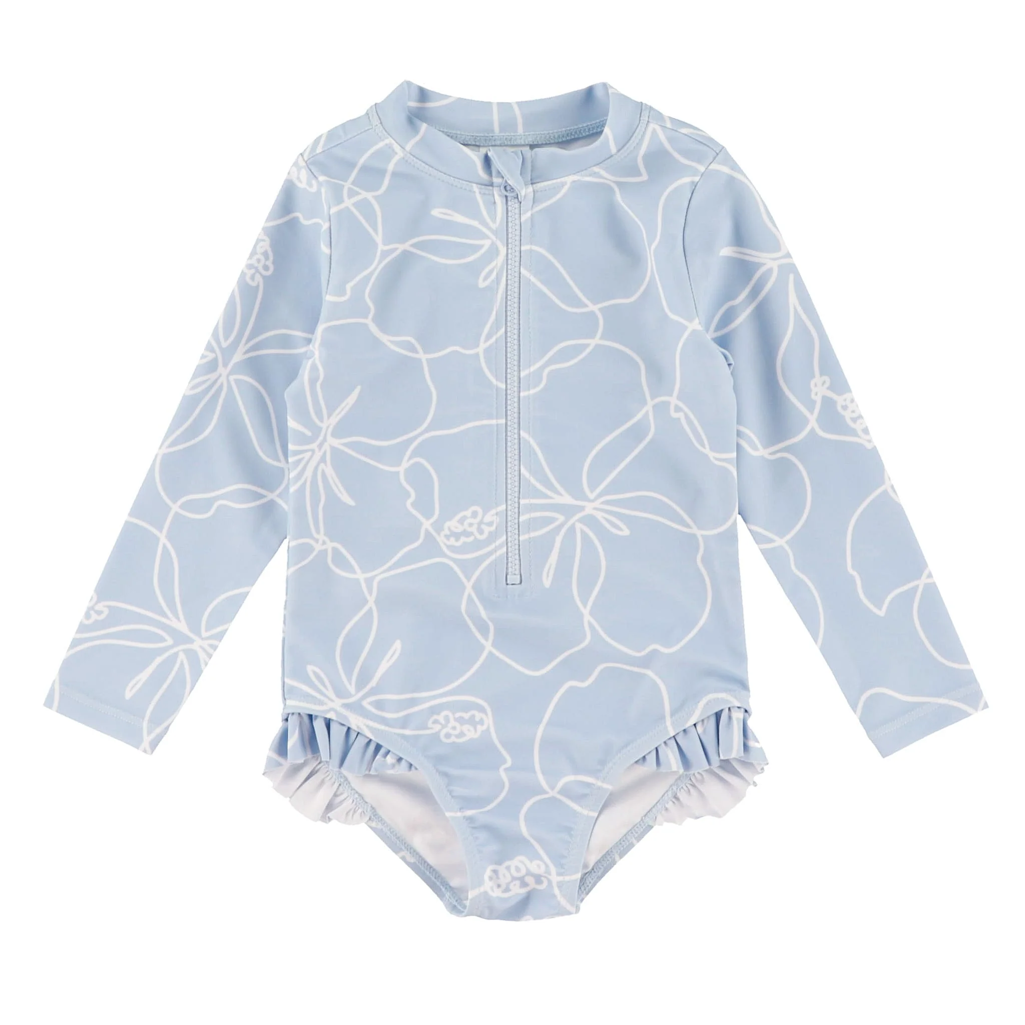 Maillot UV Manches Longues Hibiscus 3-24mois