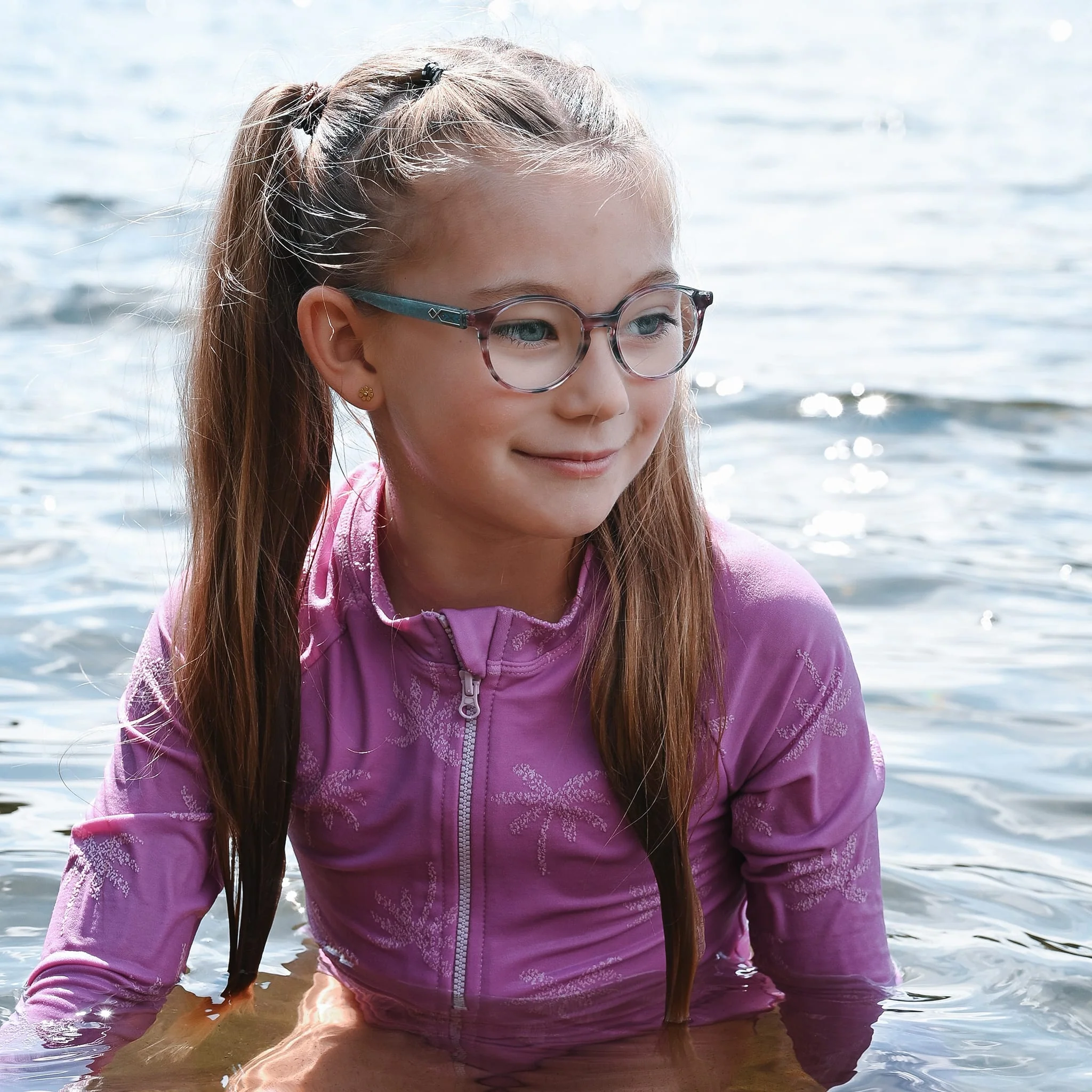 Maillot UV Manches Longues Texturé Palmiers 2-14ans - Image 3