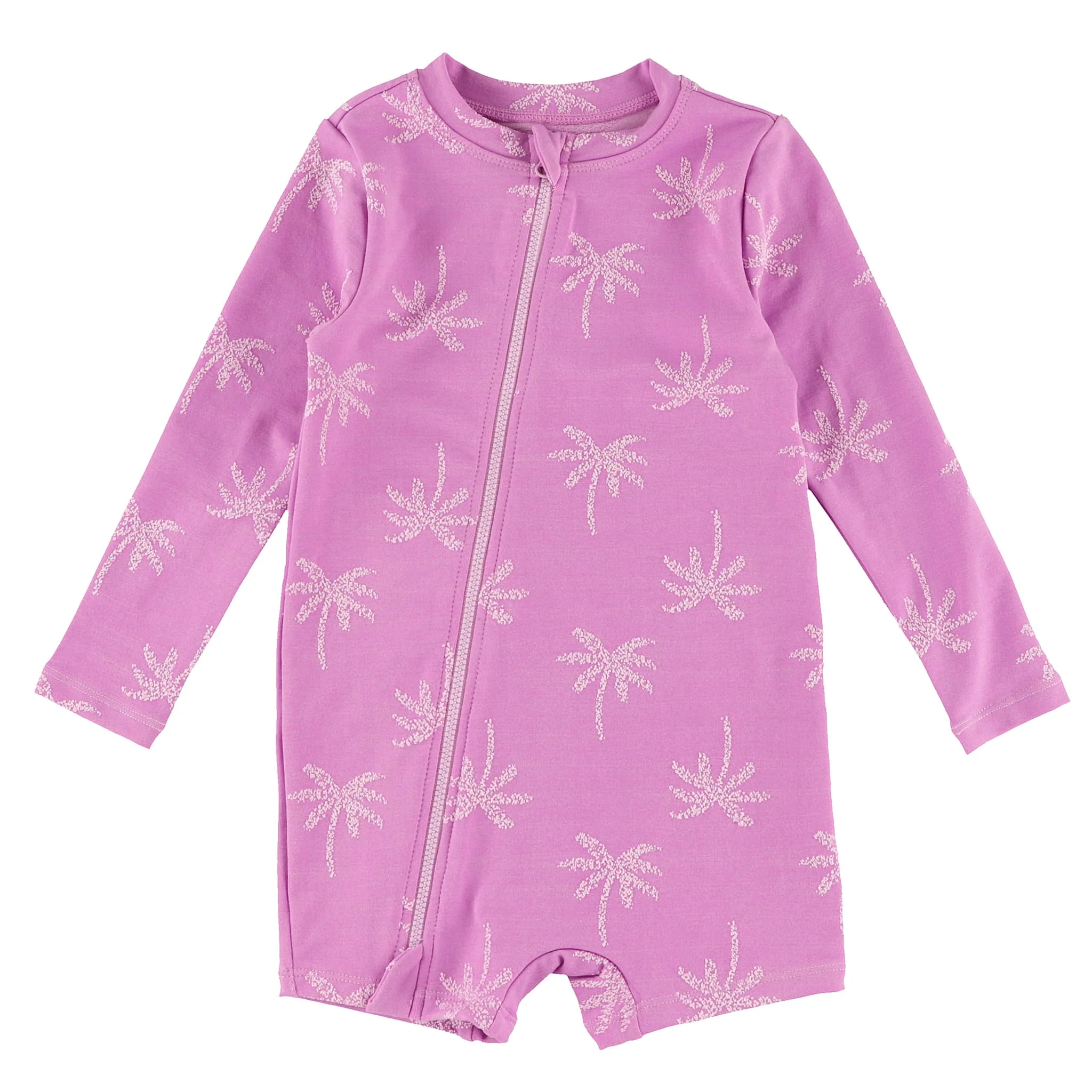 Maillot UV Manches Longues Texturé Palmiers 3-24mois