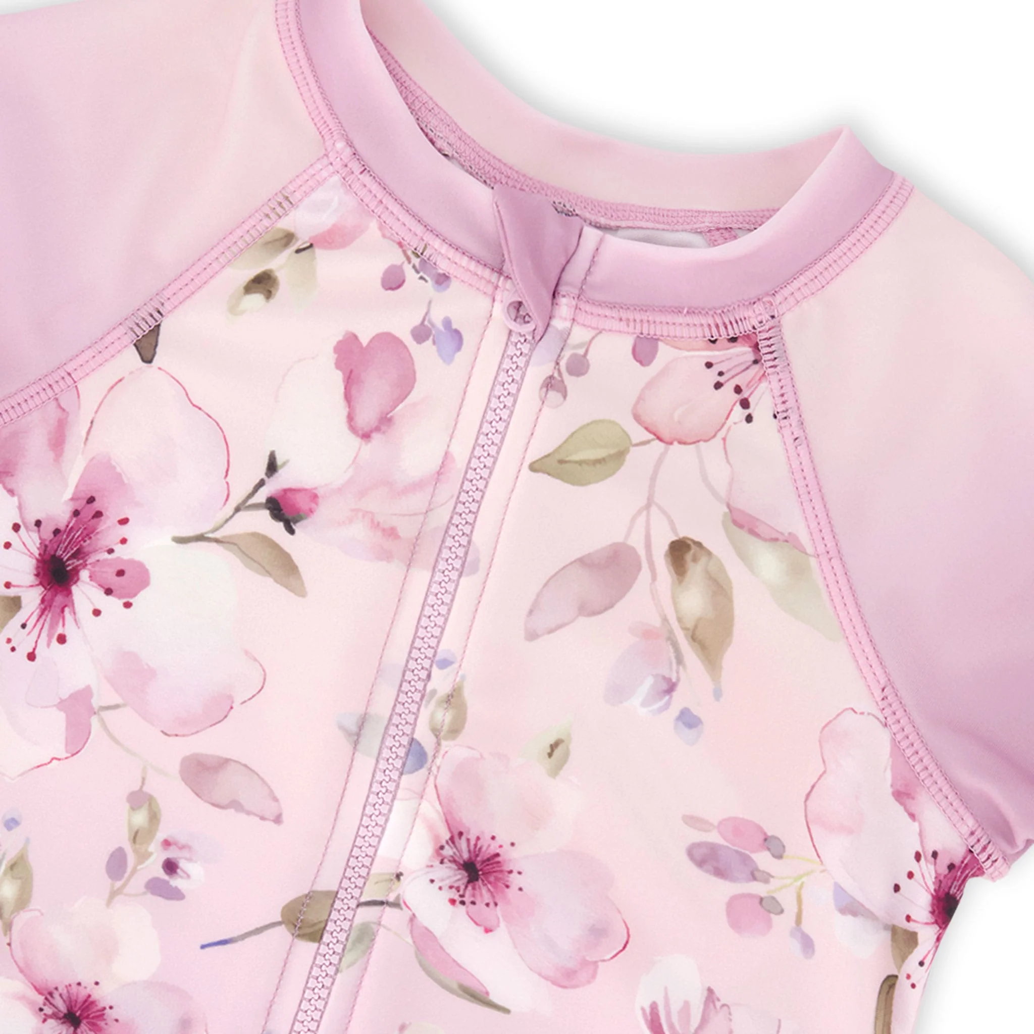 Maillot UV Lilas Fleurs 7-12ans - Image 7