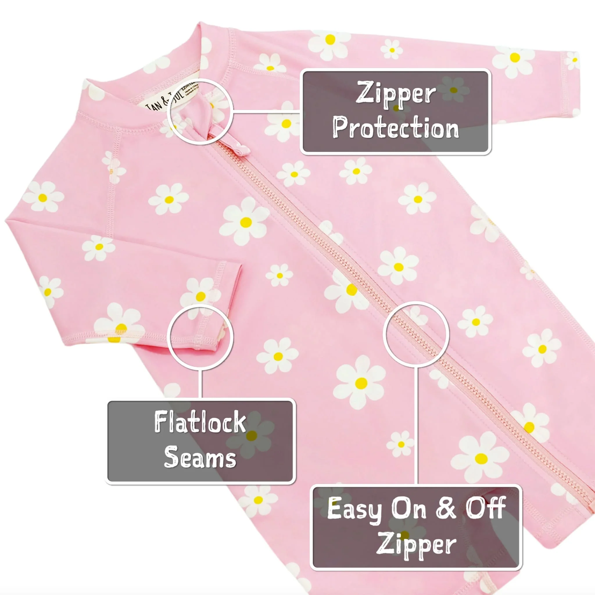 Maillot UV Marguerite 2-4ans - Image 3
