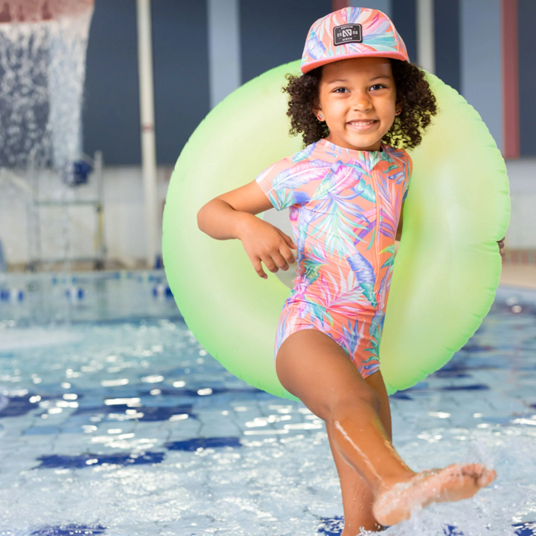 Maillot UV Manches Courtes Palmiers 2-14ans - Image 3