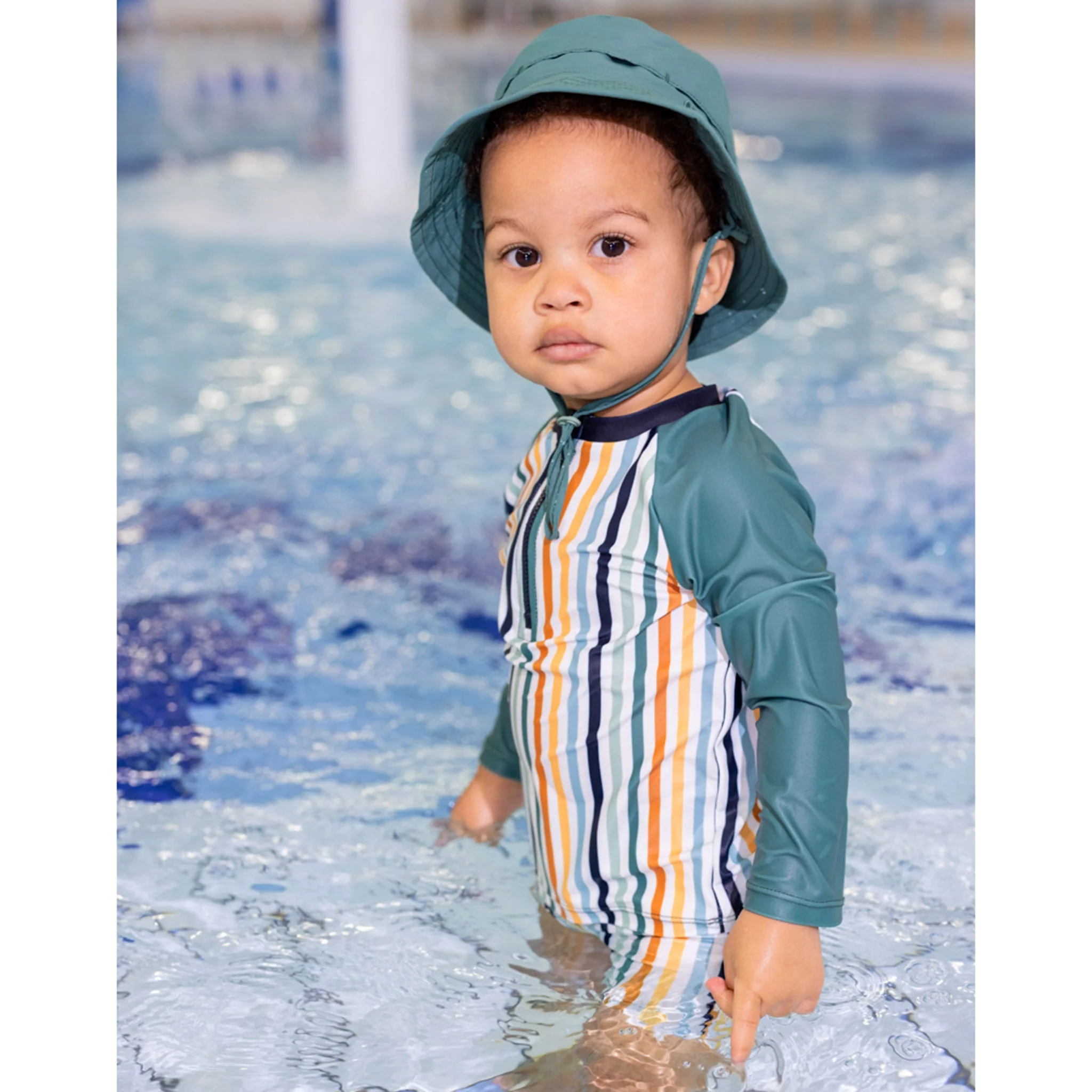 Maillot UV Manches Longues  Deux Pièces Rayé 12-24mois - Image 9