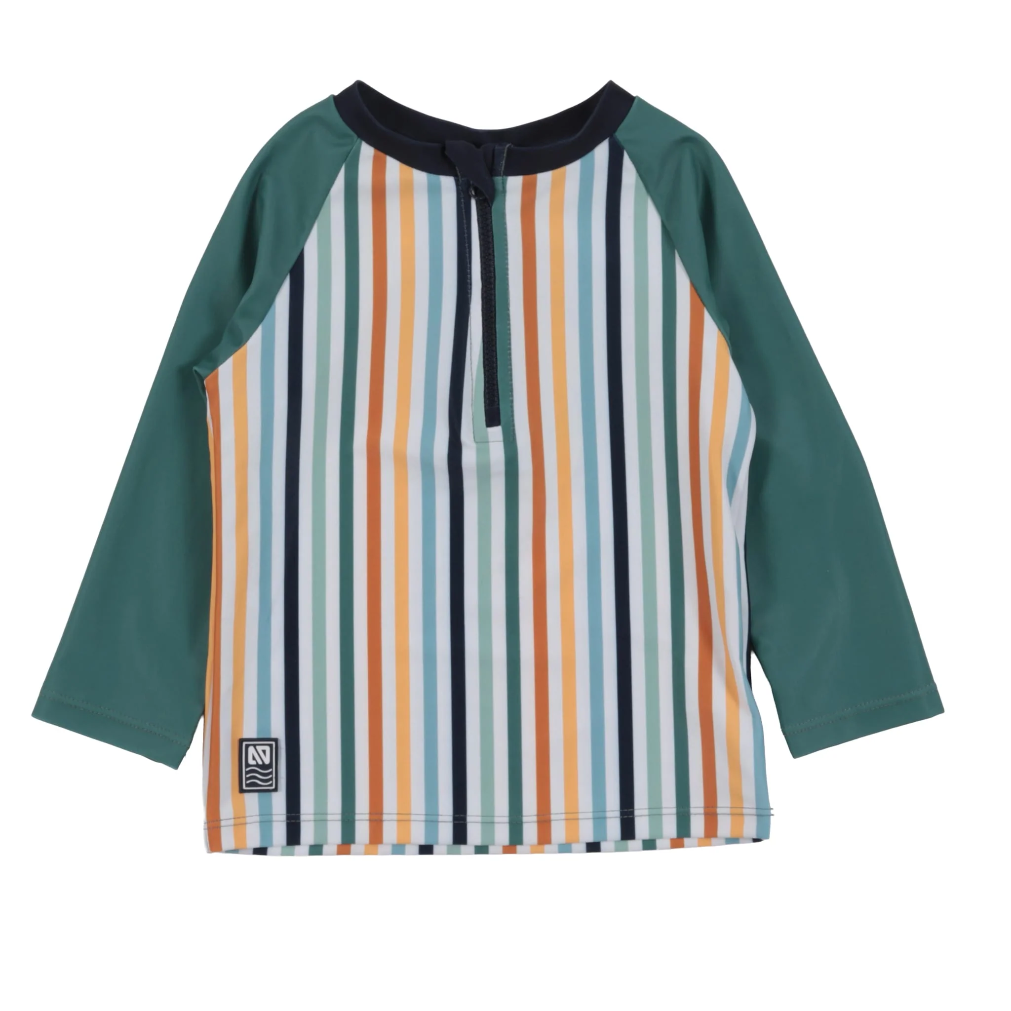 Maillot UV Manches Longues Deux Pièces Rayé 2-4ans - Image 5