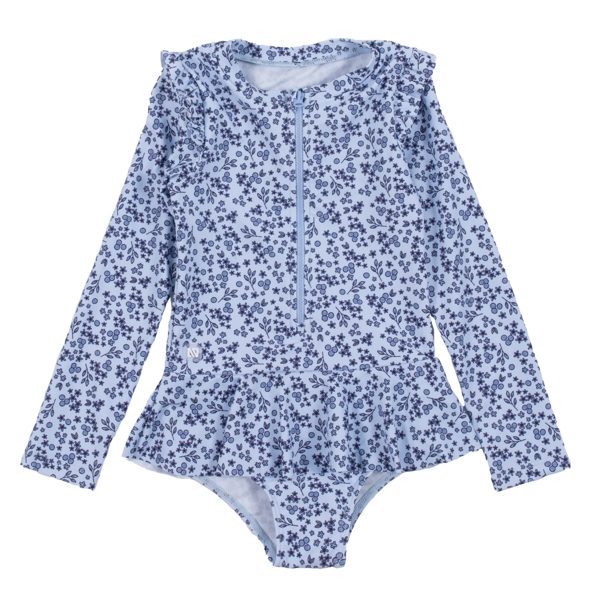 Maillot UV Manches Longues Bleuets 2-6ans