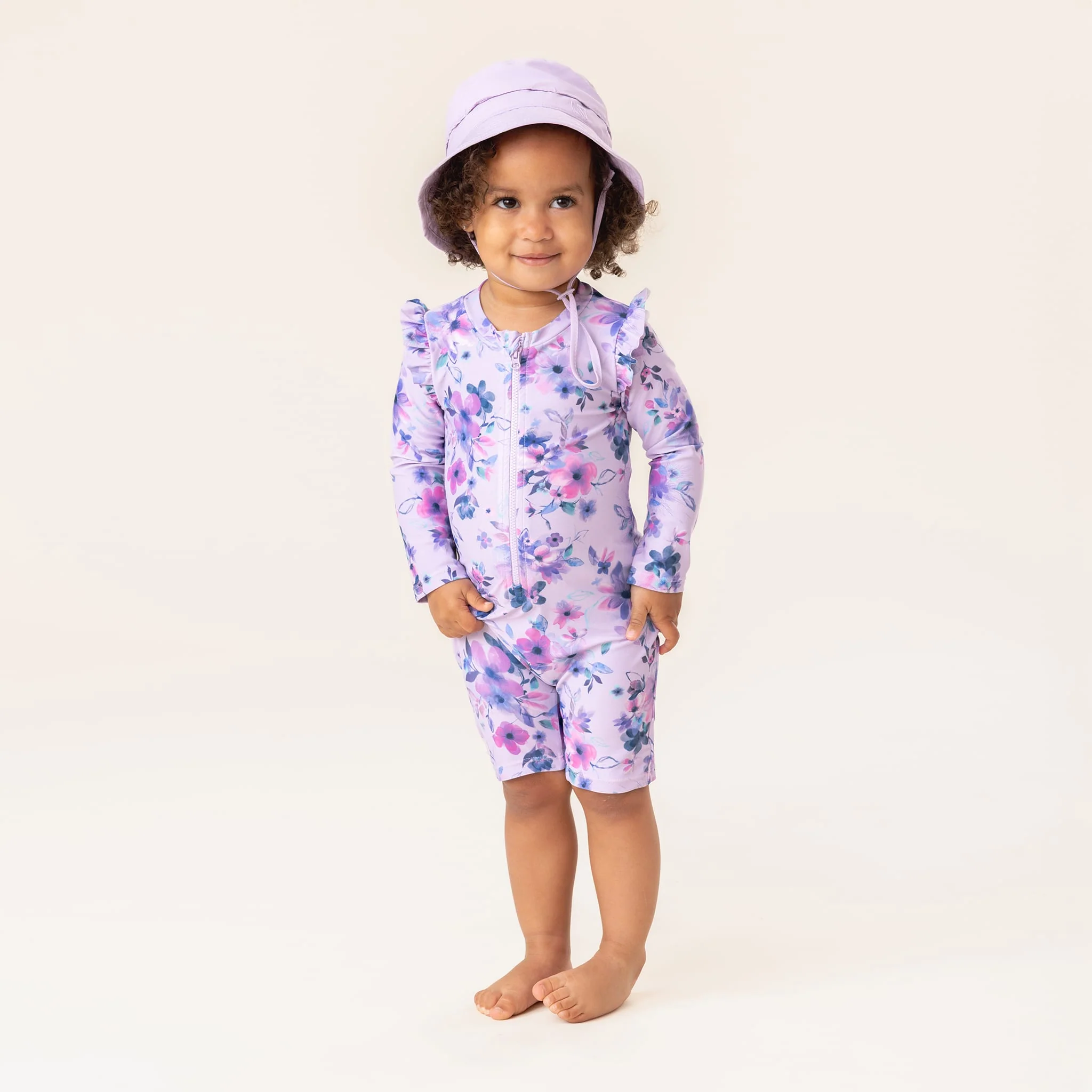 Maillot UV Manches Longues Bouquet 6-24mois - Image 2