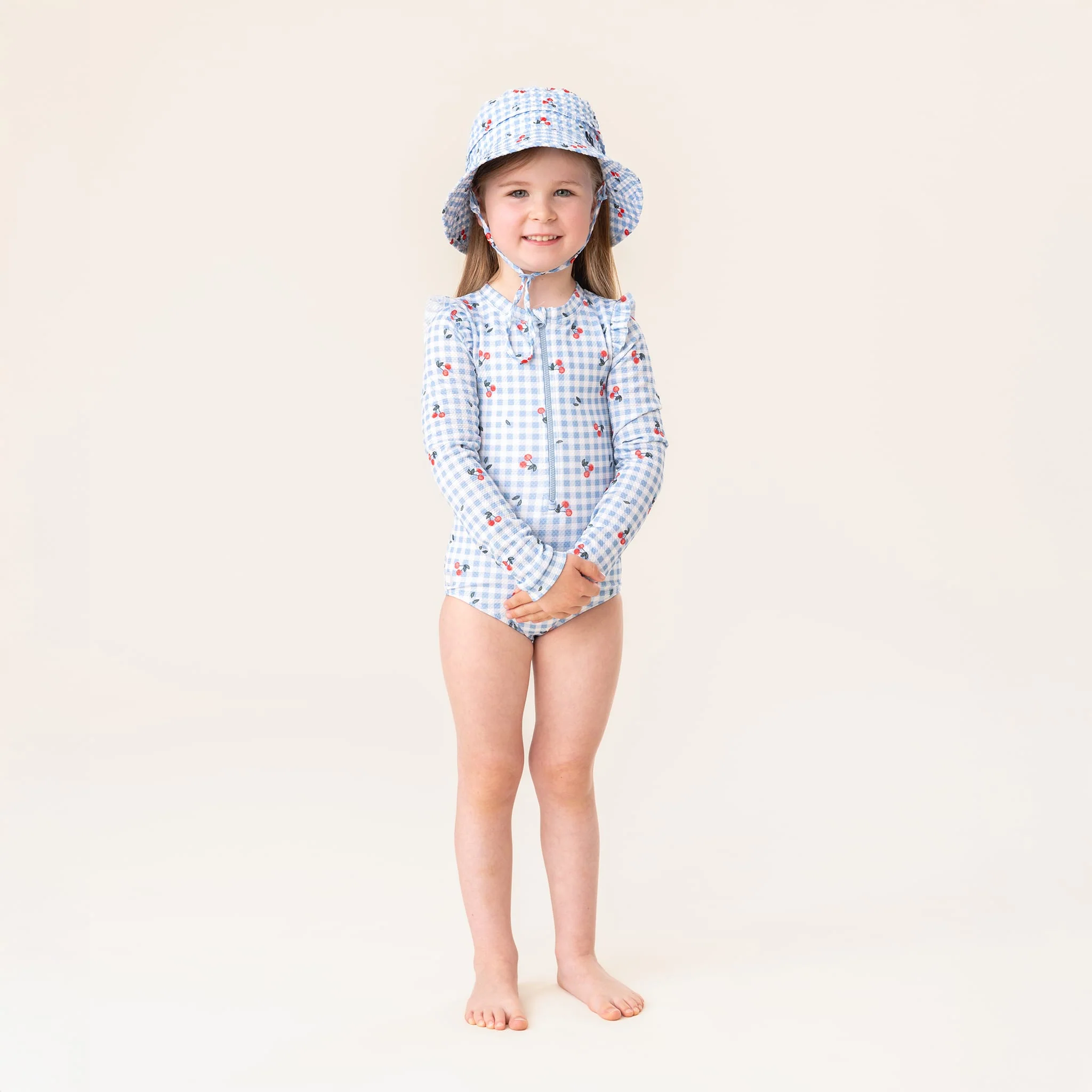 Maillot UV Manches Longues  Cerises 2-10ans - Image 2
