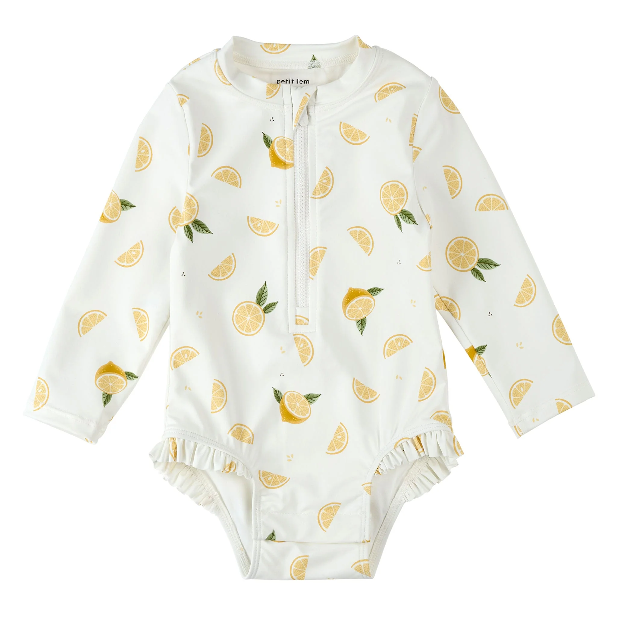Maillot UV Manches Longues  Citrons 2-6ans