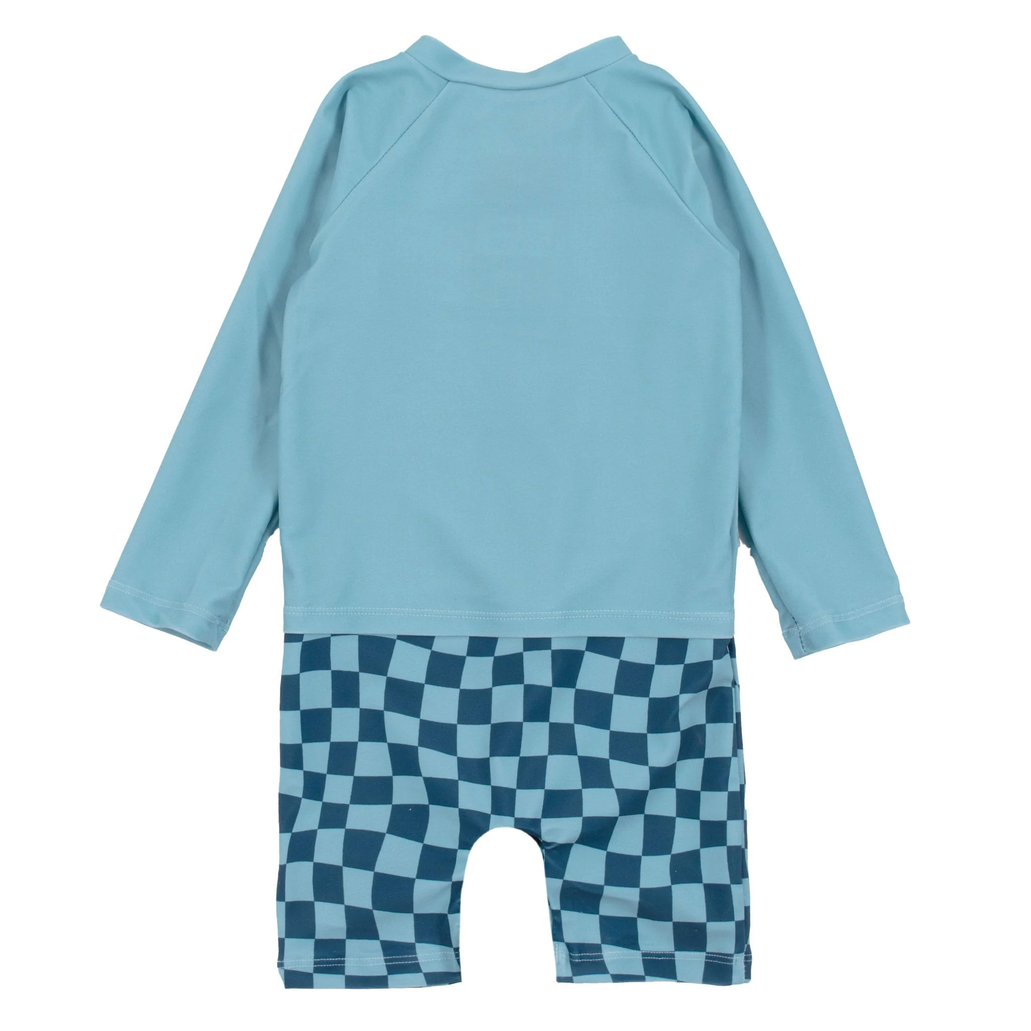 Maillot UV Manches Longues Damiers 2-4ans - Image 2