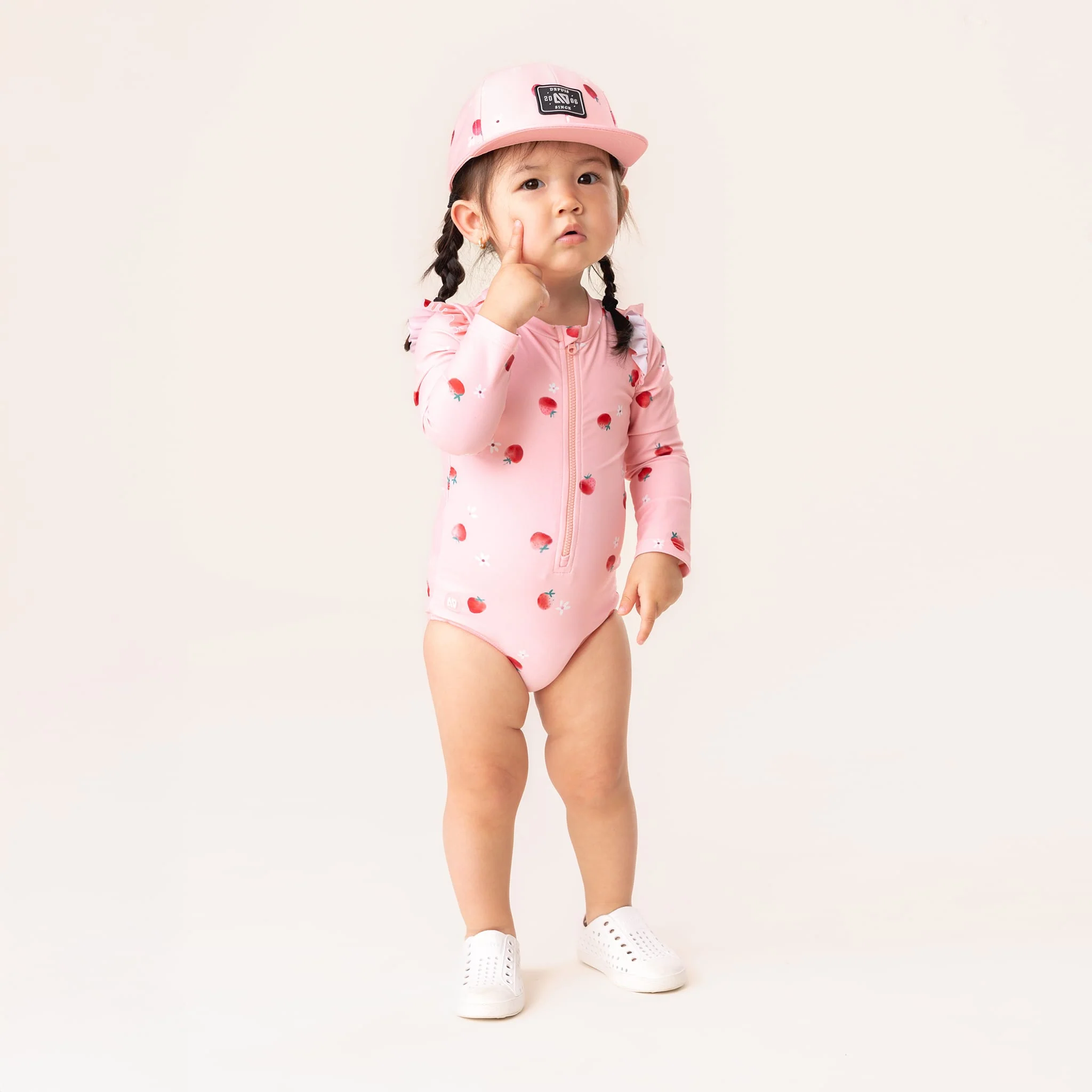 Maillot UV Manches Longues Fraises 12-24mois - Image 2
