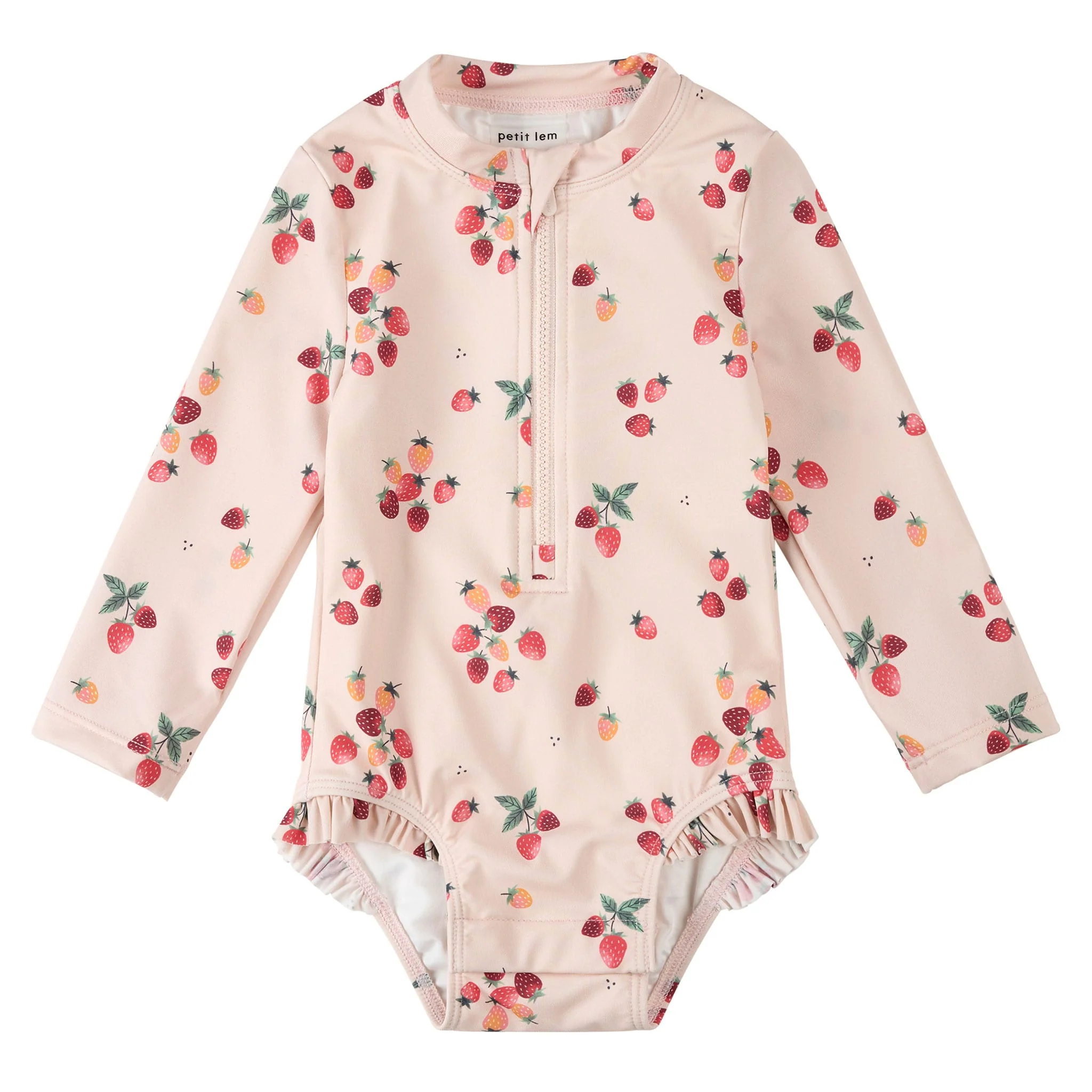 Maillot UV Manches Longues Fraises 2-6ans