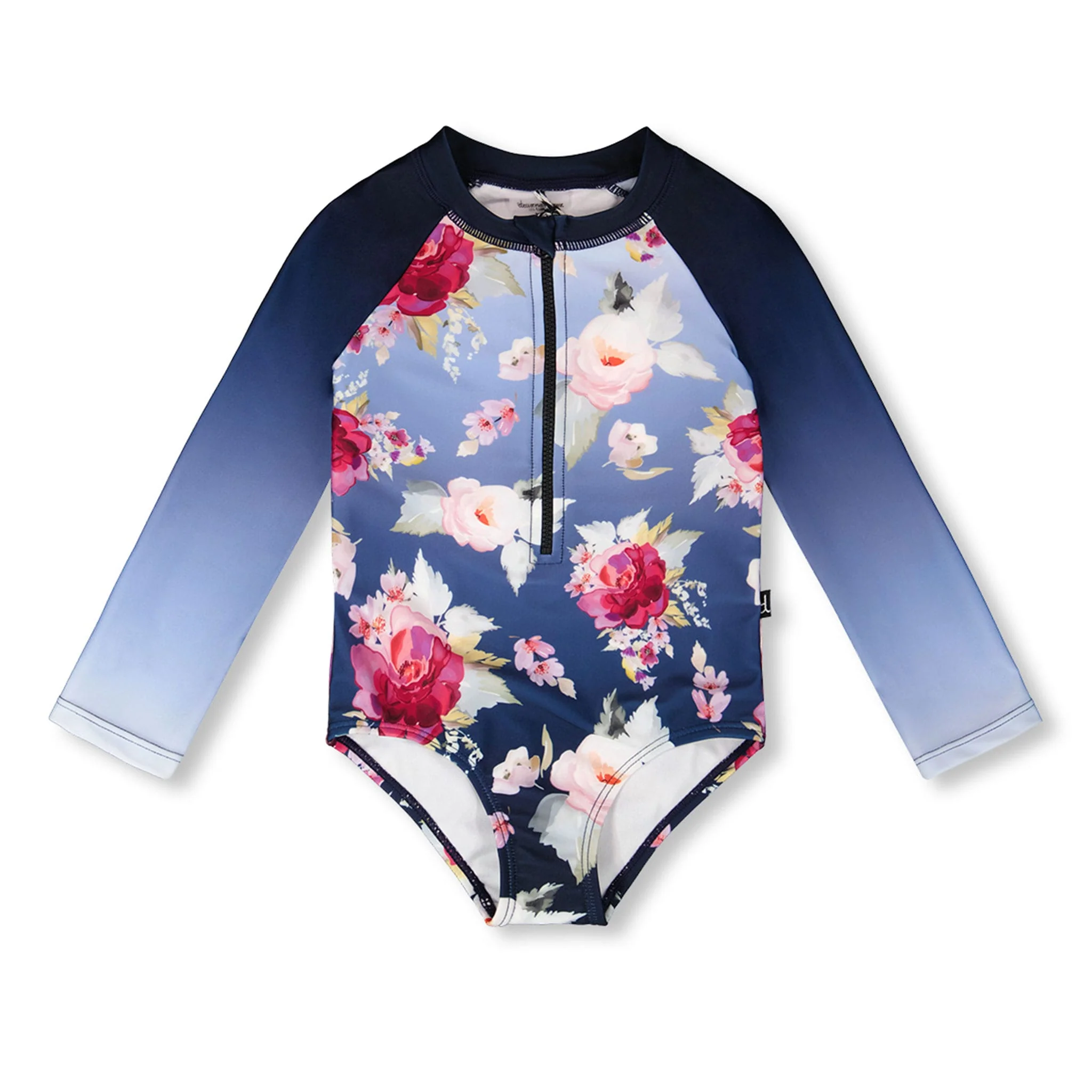 Maillot UV Roses 7-12ans