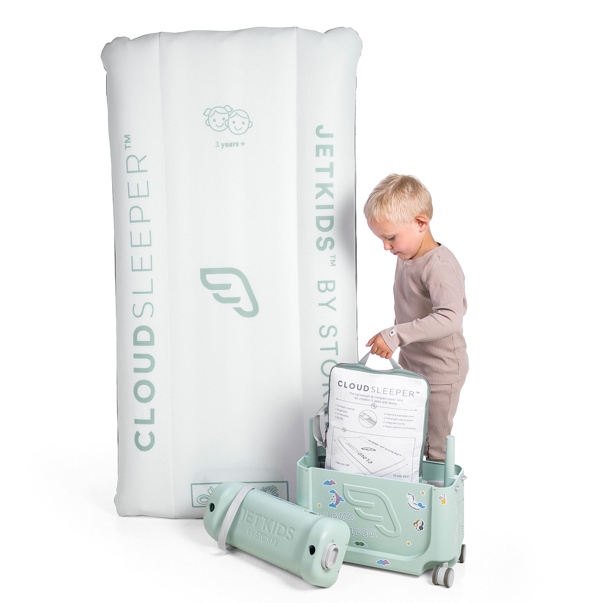 Matelas Gonflable Lit de Voyage Cloudsleeper™ JetKids™ By Stokke® - Image 9