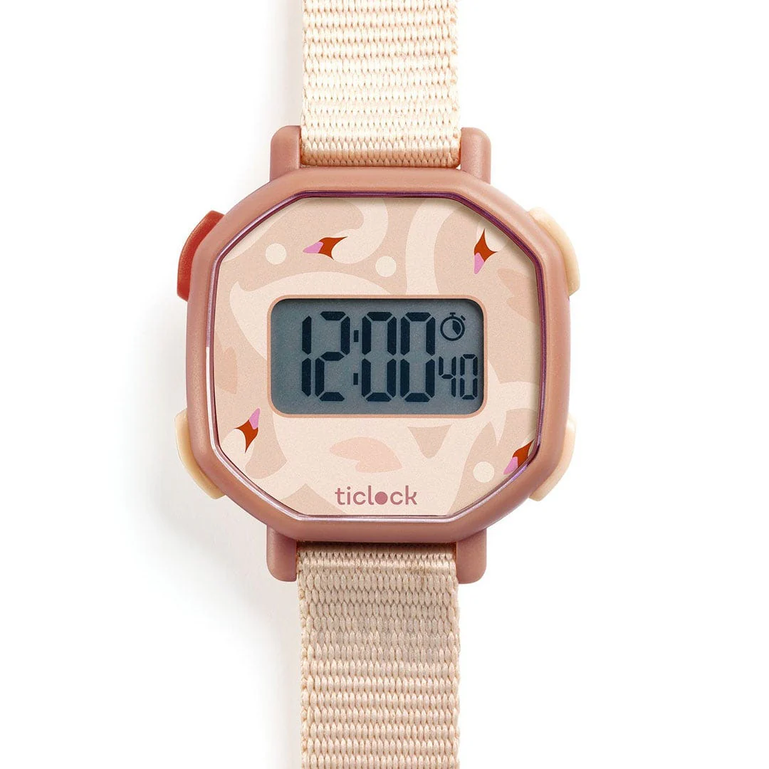 Montre Digitale - Cygnes Poétique