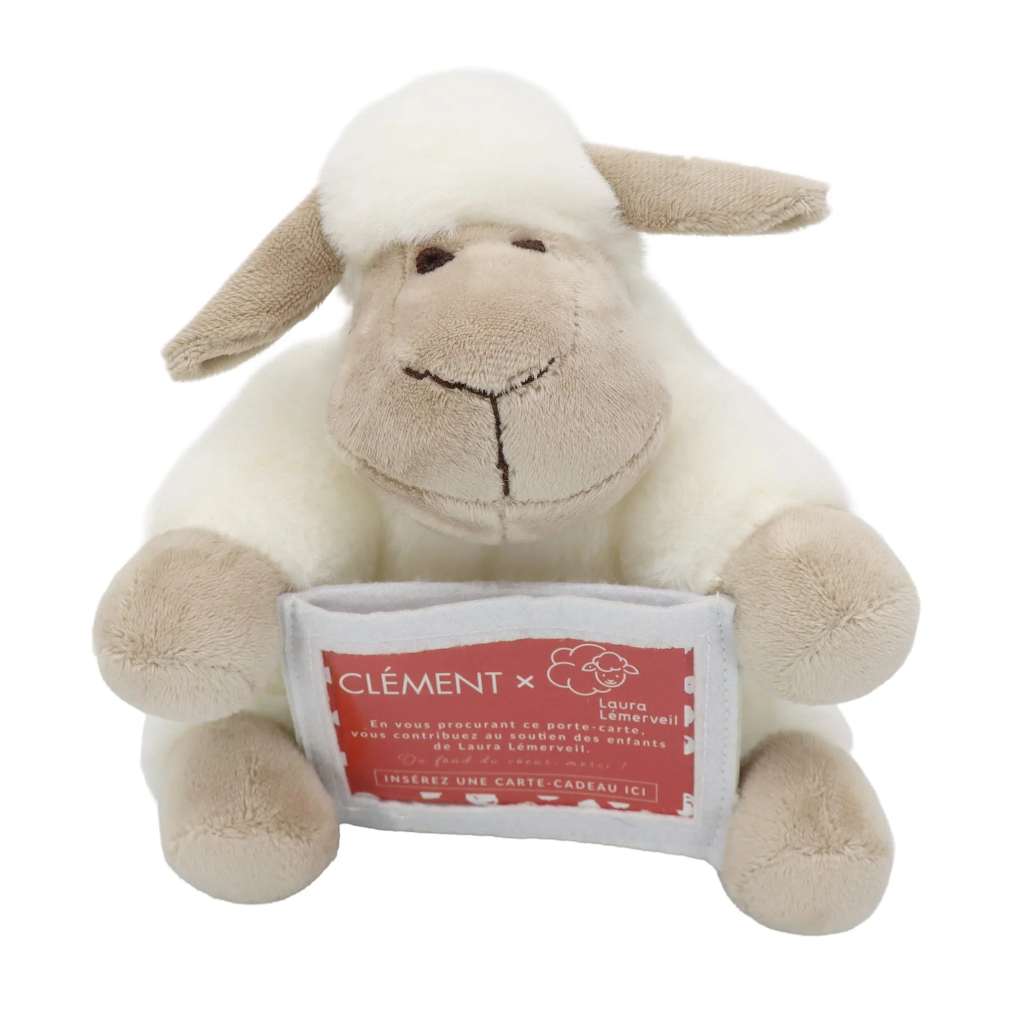 Peluche Porte-Carte Mouton - Édition spéciale Laura Lémerveil - Image 2