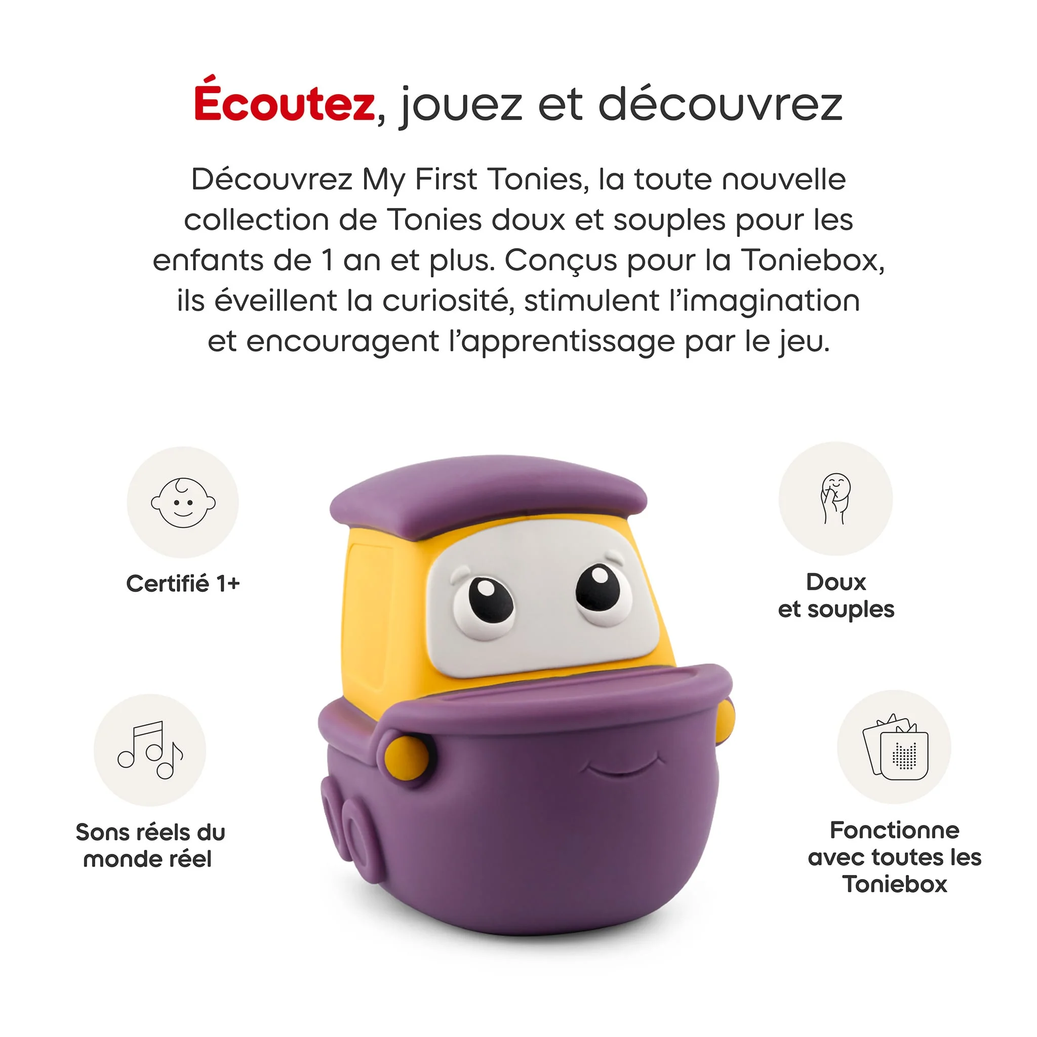 My First Tonies: Voyage - Avion, Bateau et Train Ensemble de 3 (Français) - Image 5