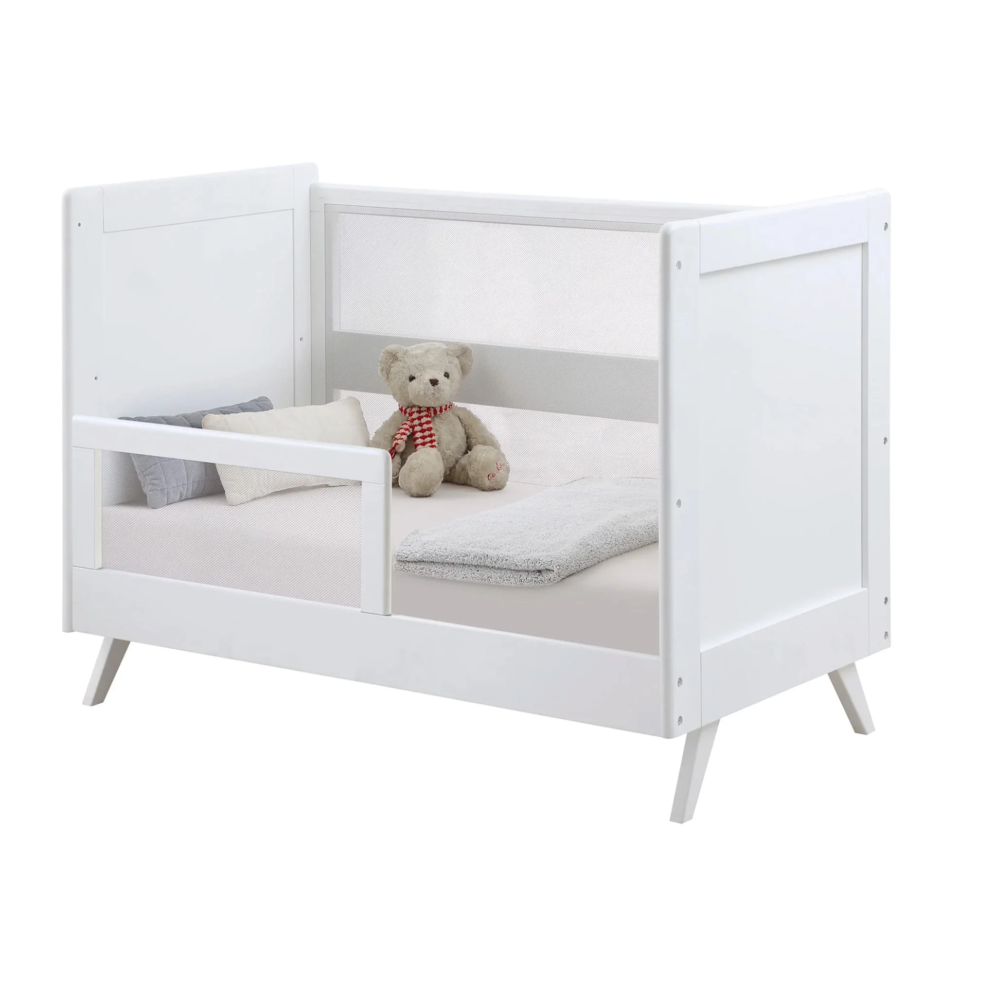 Option de jour pour Couchette Convertible Breathable™ Mesh 3-in-1 - Blanc - Image 3