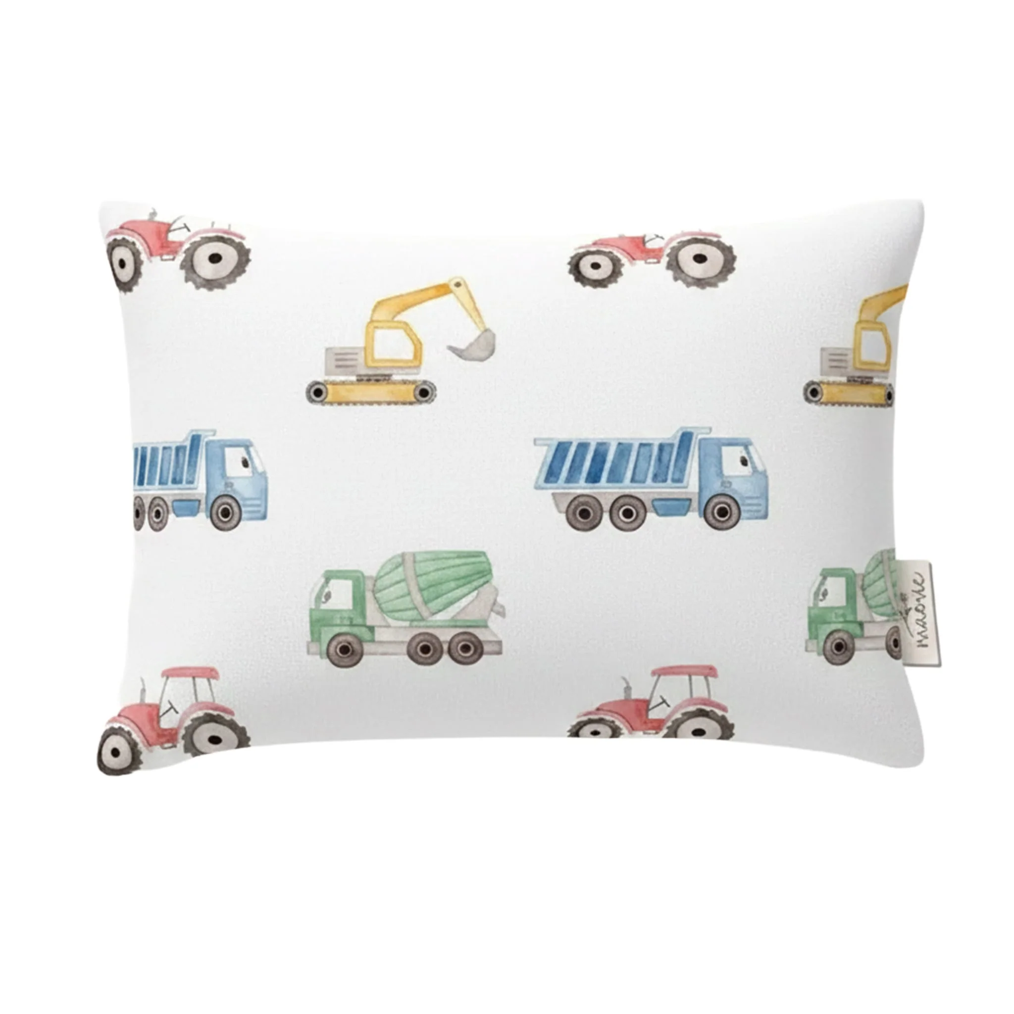 Oreiller Enfant Format Mini 2-5ans - Camions Henri