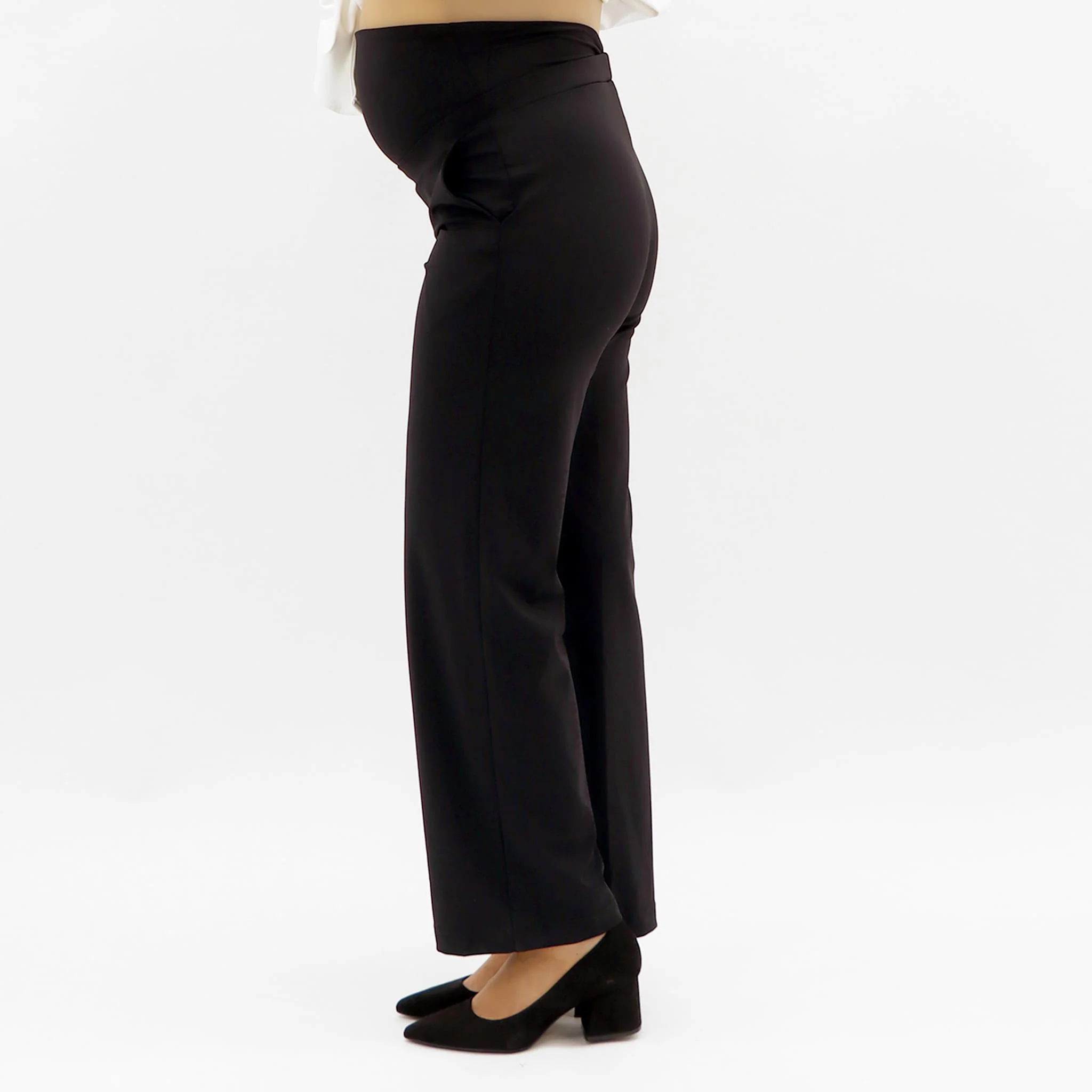 Pantalon Classique Maternité Noir - Image 11