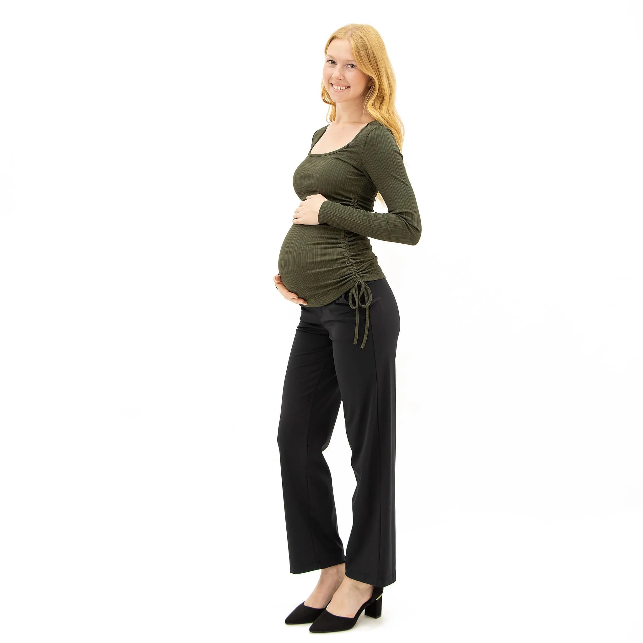 Pantalon Classique Maternité Noir - Image 9