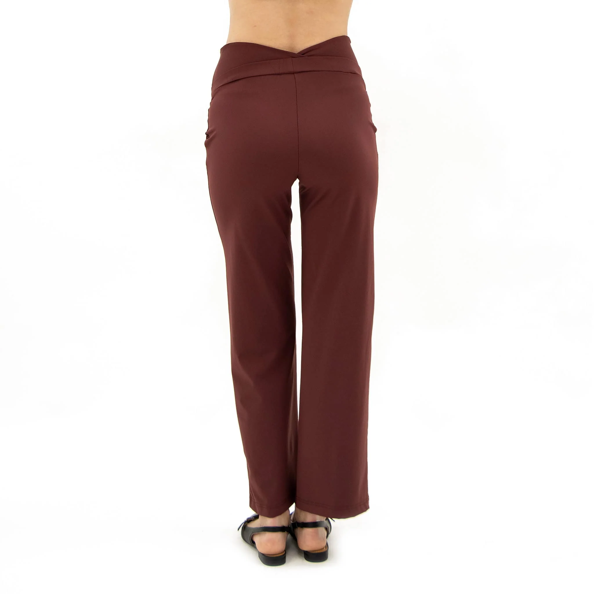 Pantalon Classique Maternité Bordeau - Image 4