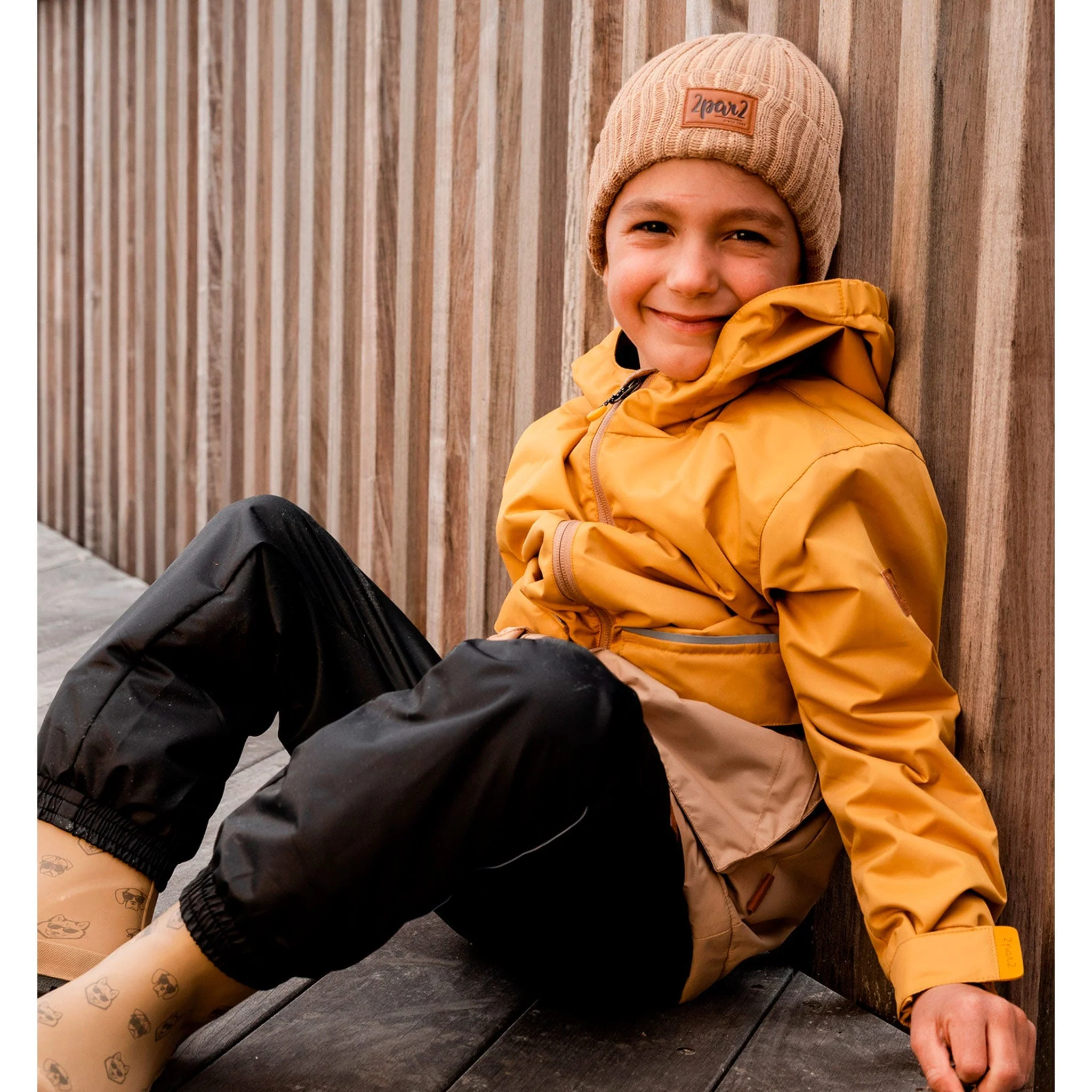 Pantalon Mi-Saison Noir 7-14ans - Image 4
