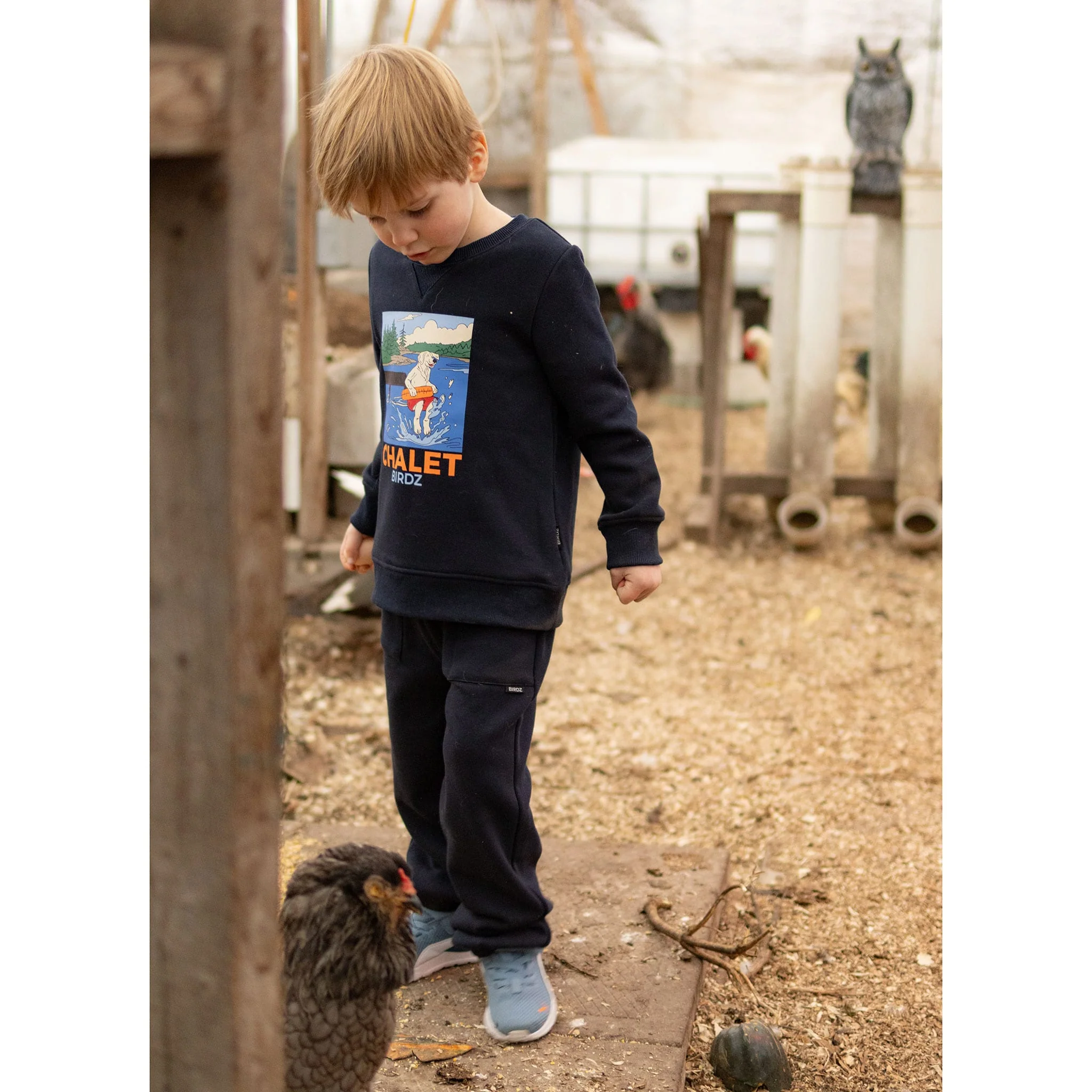 Pantalon Ouaté Birdz 2-10ans - Image 3