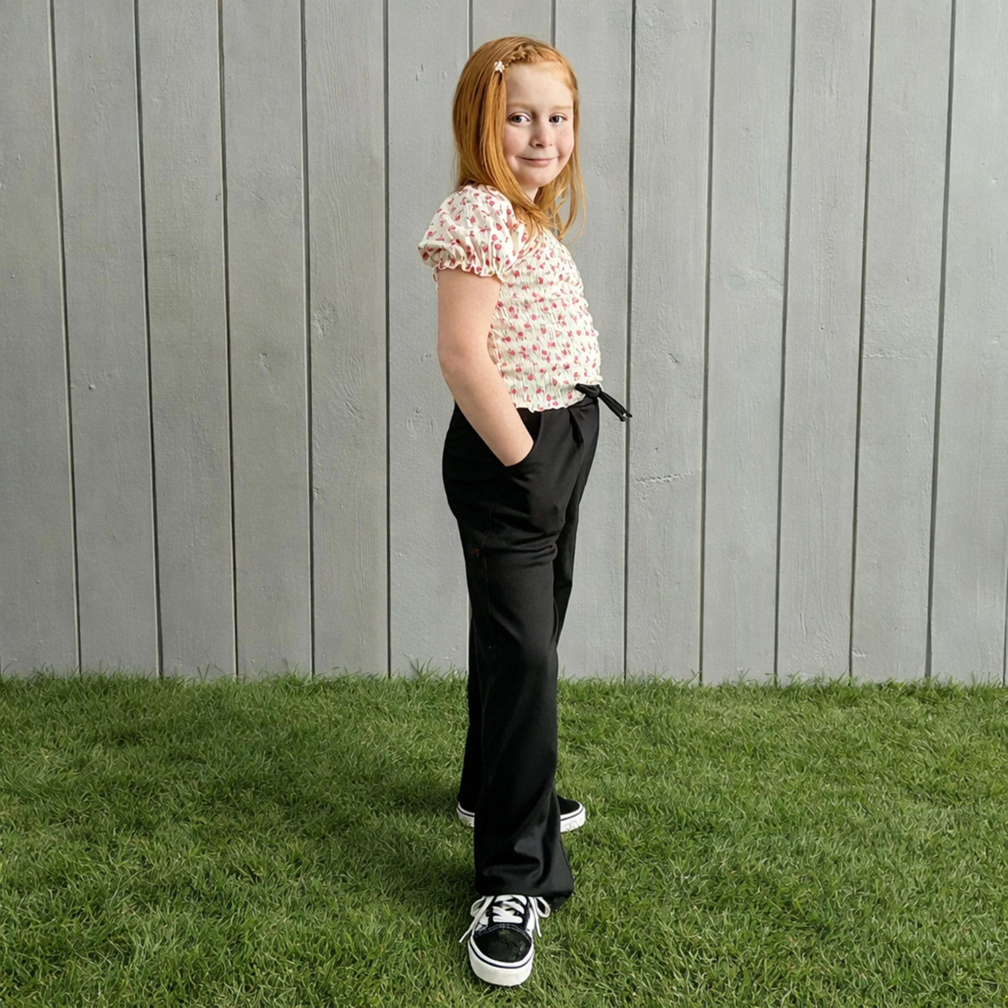 Pantalon Évasé PDR Cerises 7-14ans - Image 4