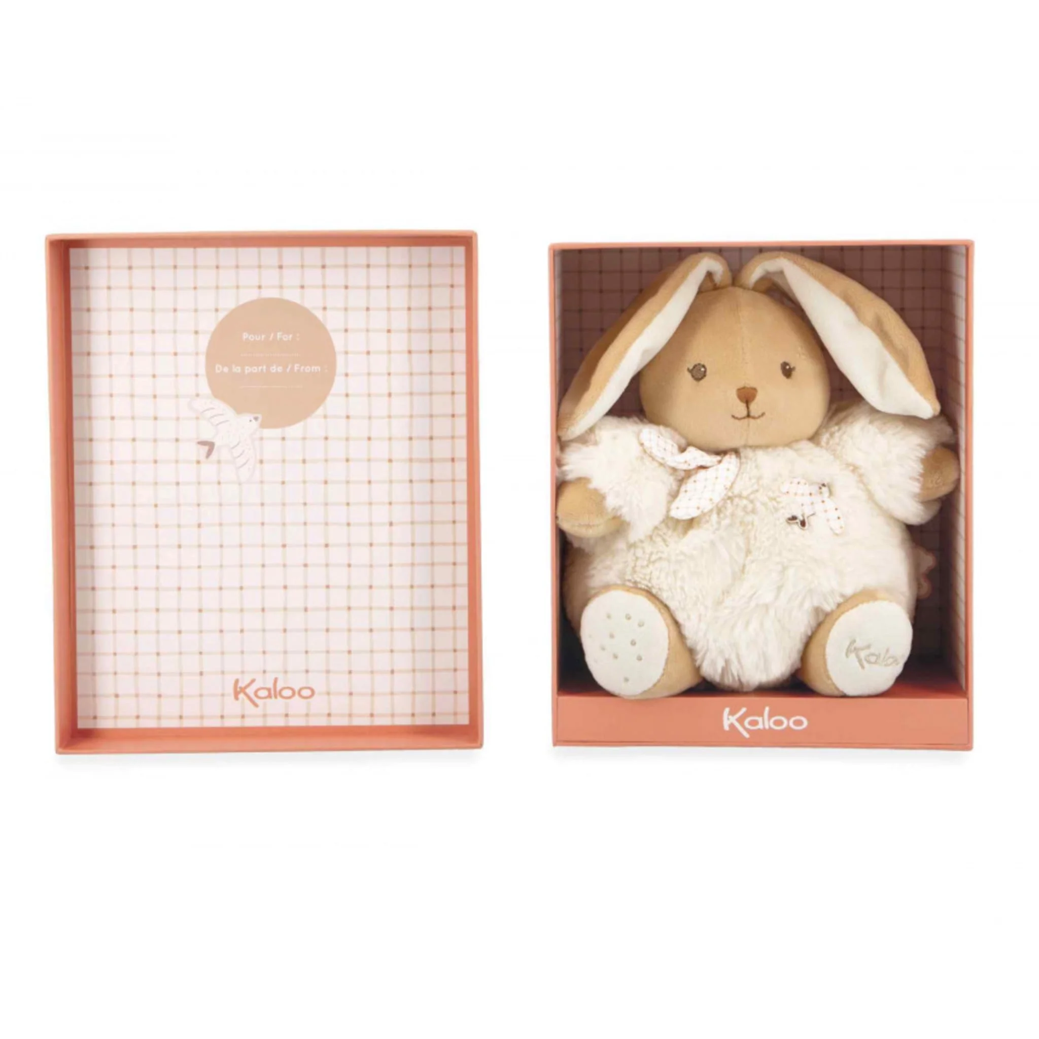 Peluche Lapin Patapouf Crème - Image 4