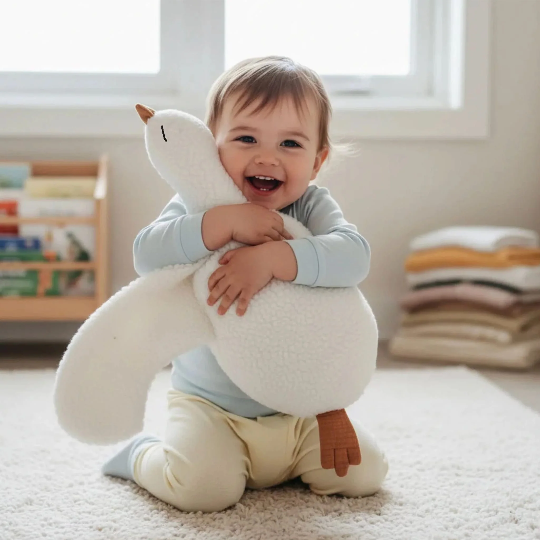 Peluche Oie Blanche - Image 3