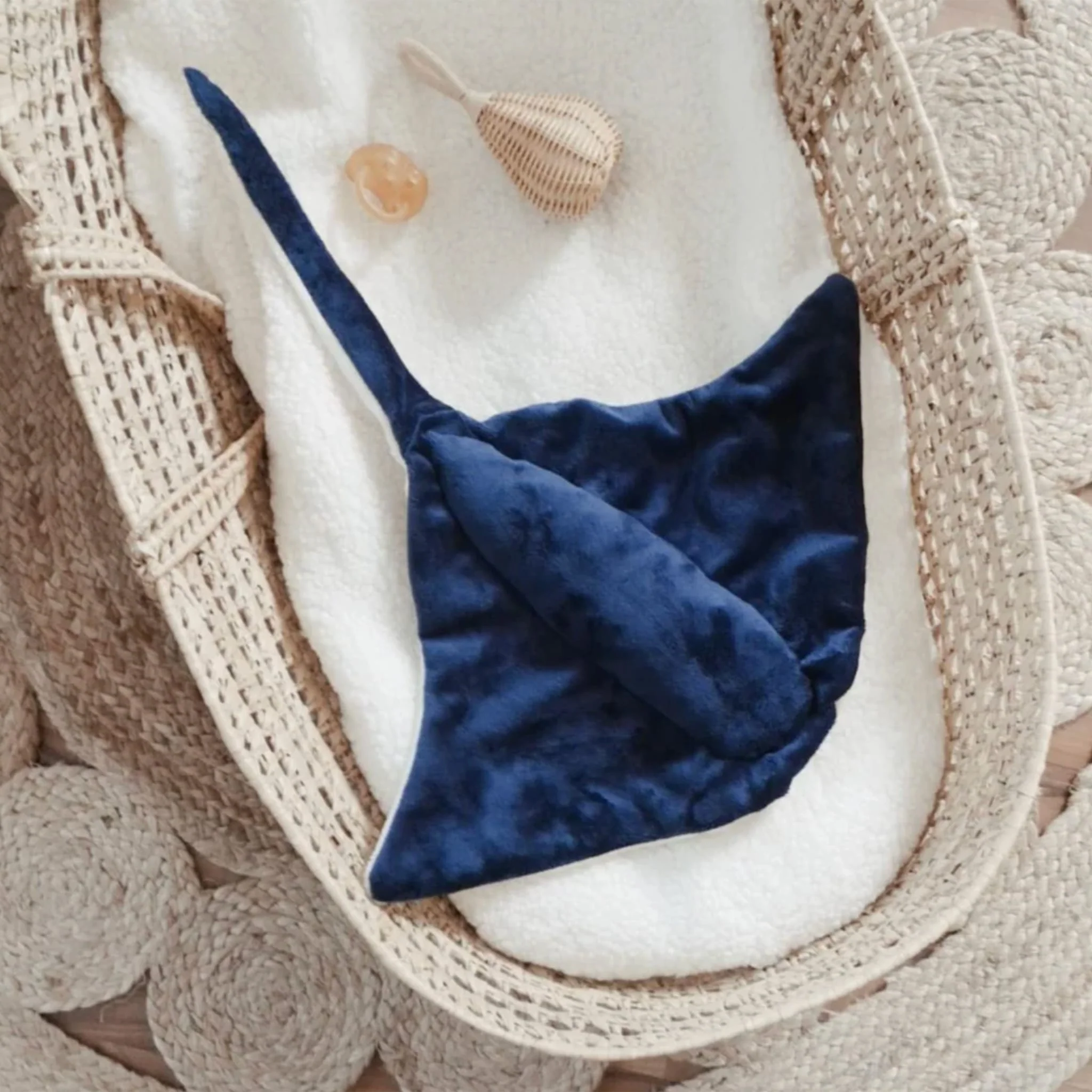 Peluche Raie Manta - Marine - Image 2