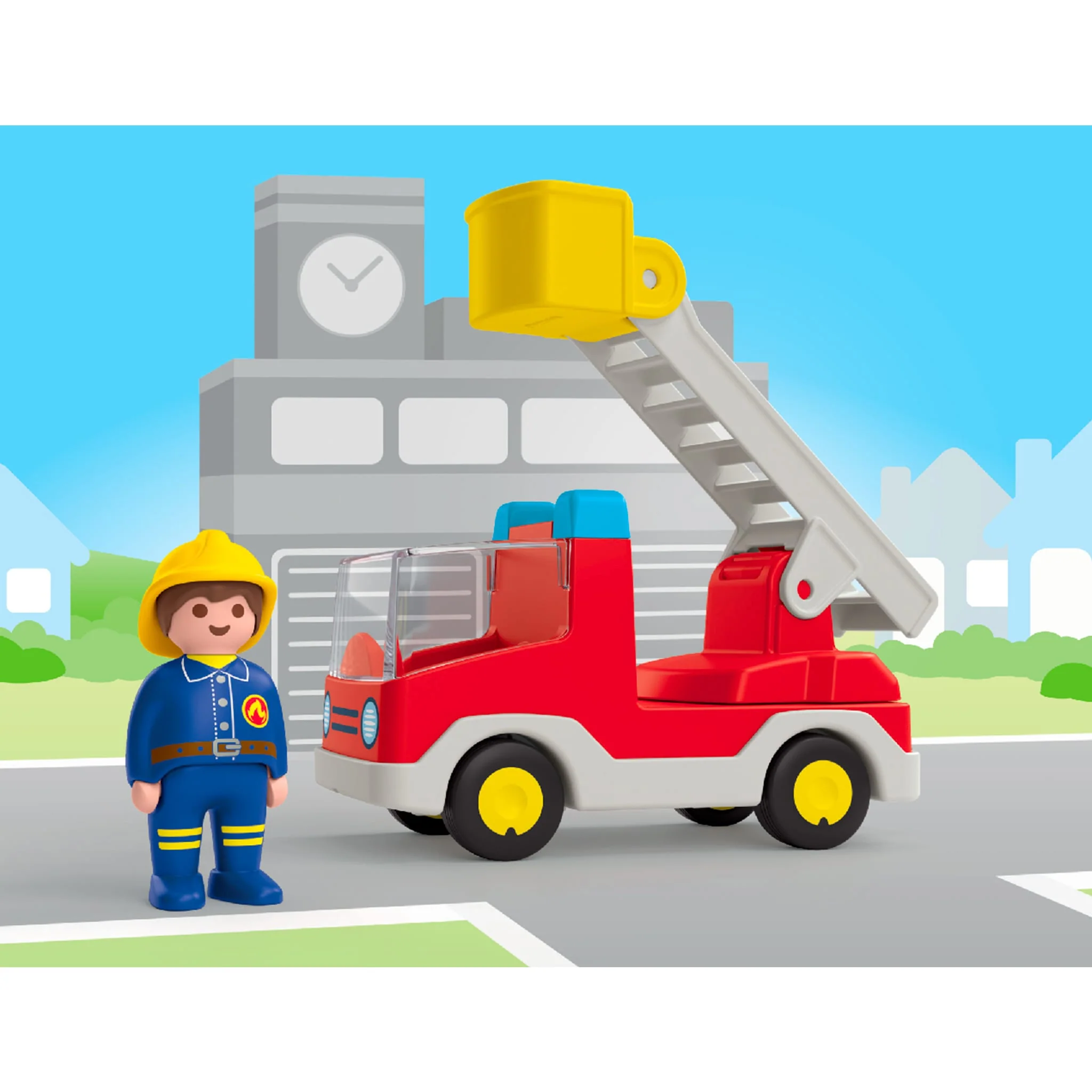 Playmobil Junior Camion de Pompier - Image 4