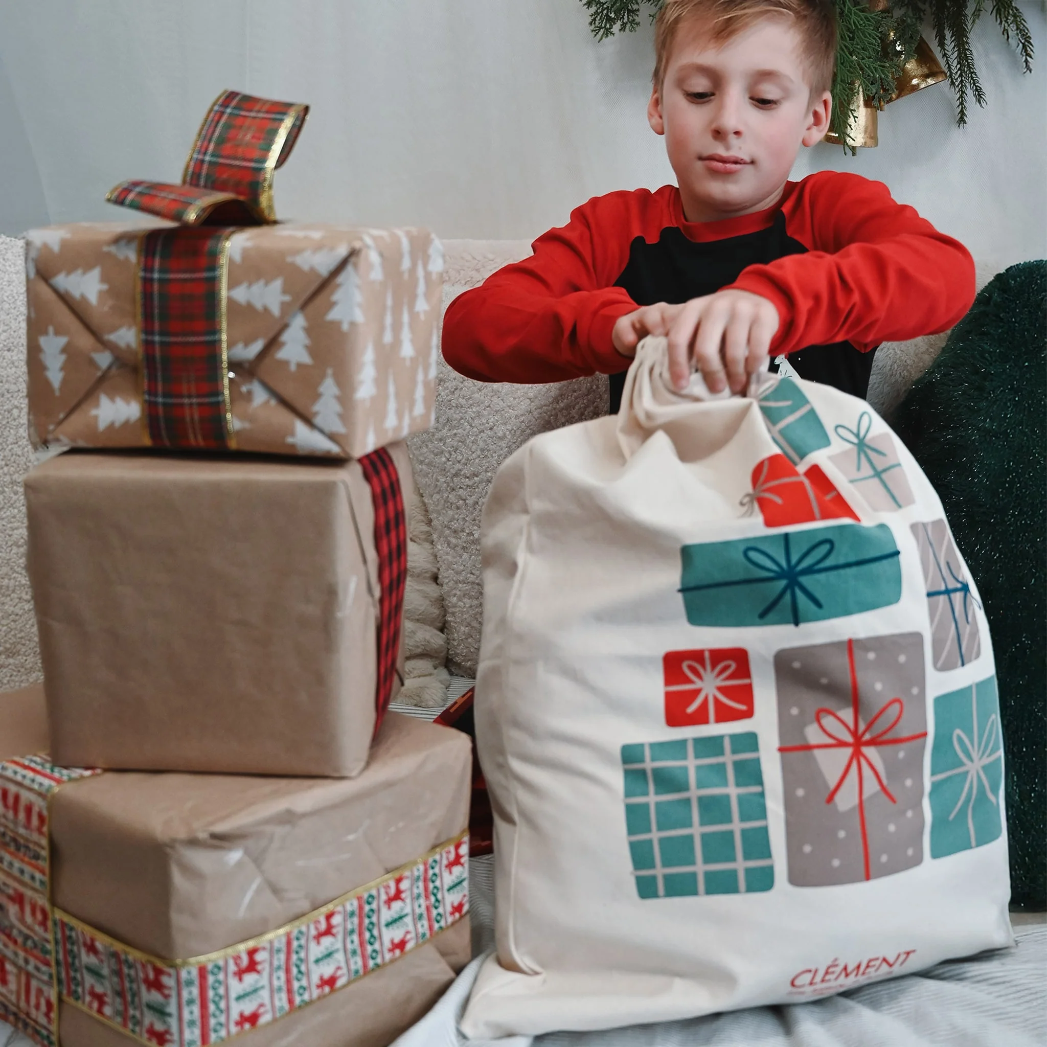Grand Sac Cadeau / Poche Du Père Noel - Cadeaux - Image 2