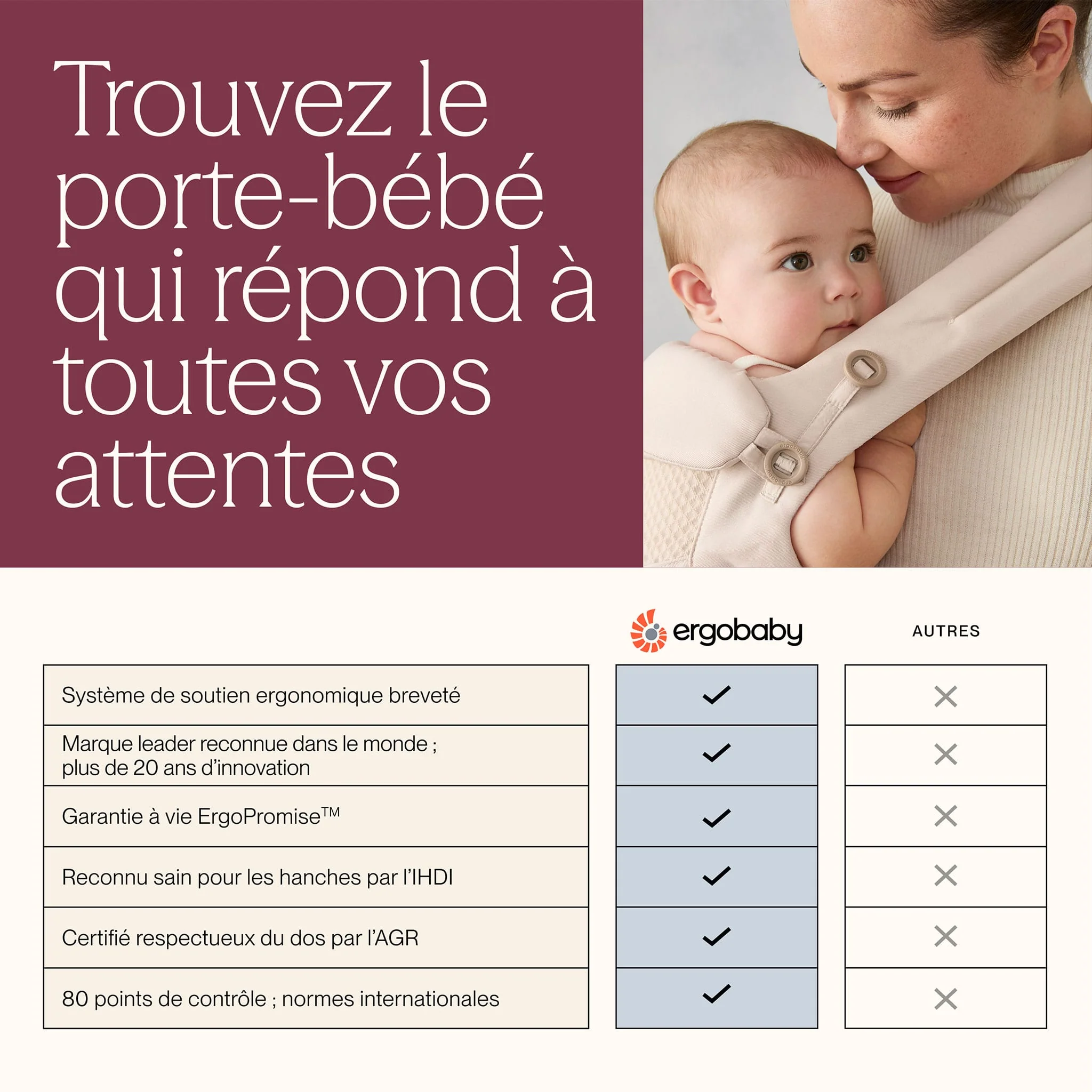 Porte-Bébé Alta Hip Seat - Camel - Image 7
