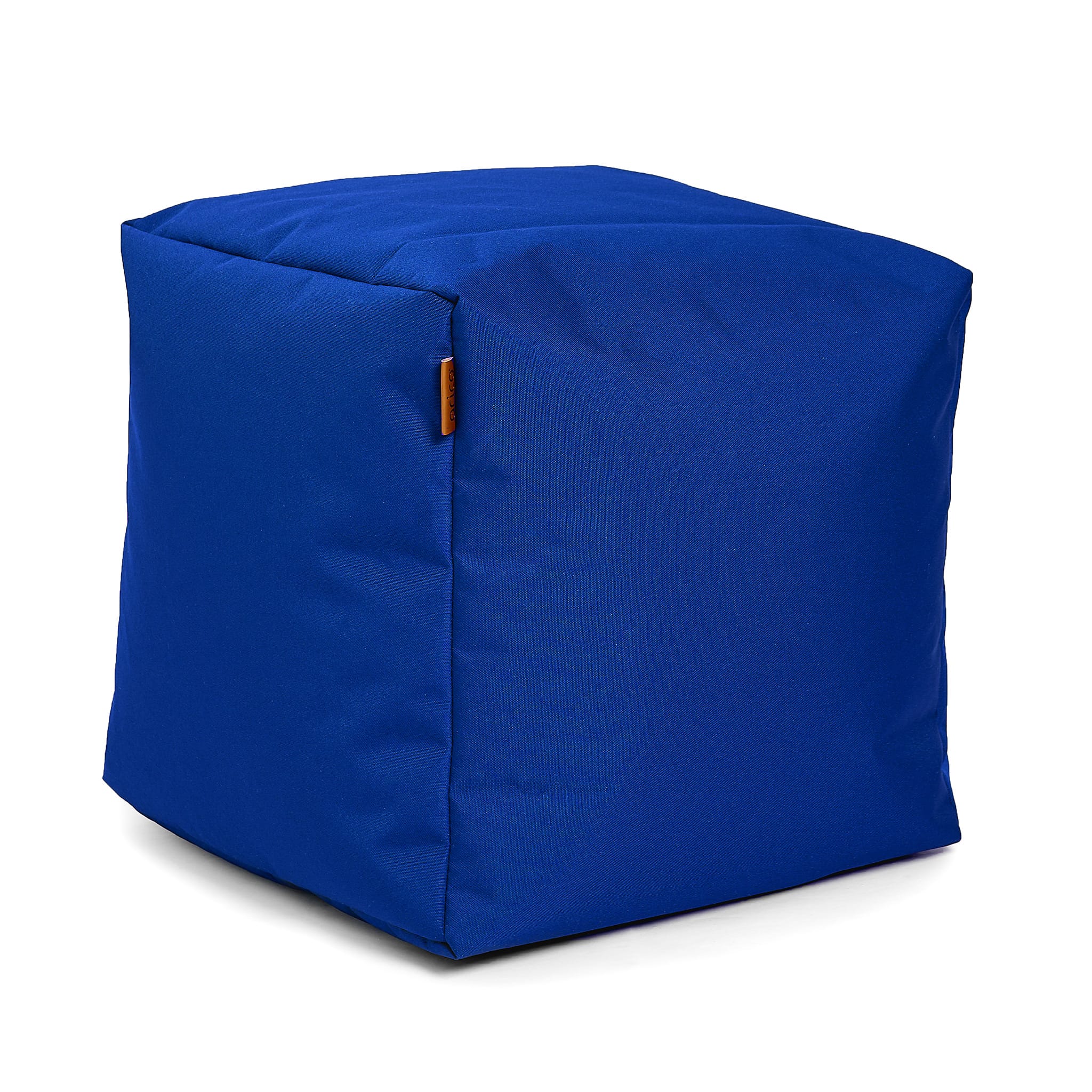 Pouf Repose-Pieds Carré - Indigo