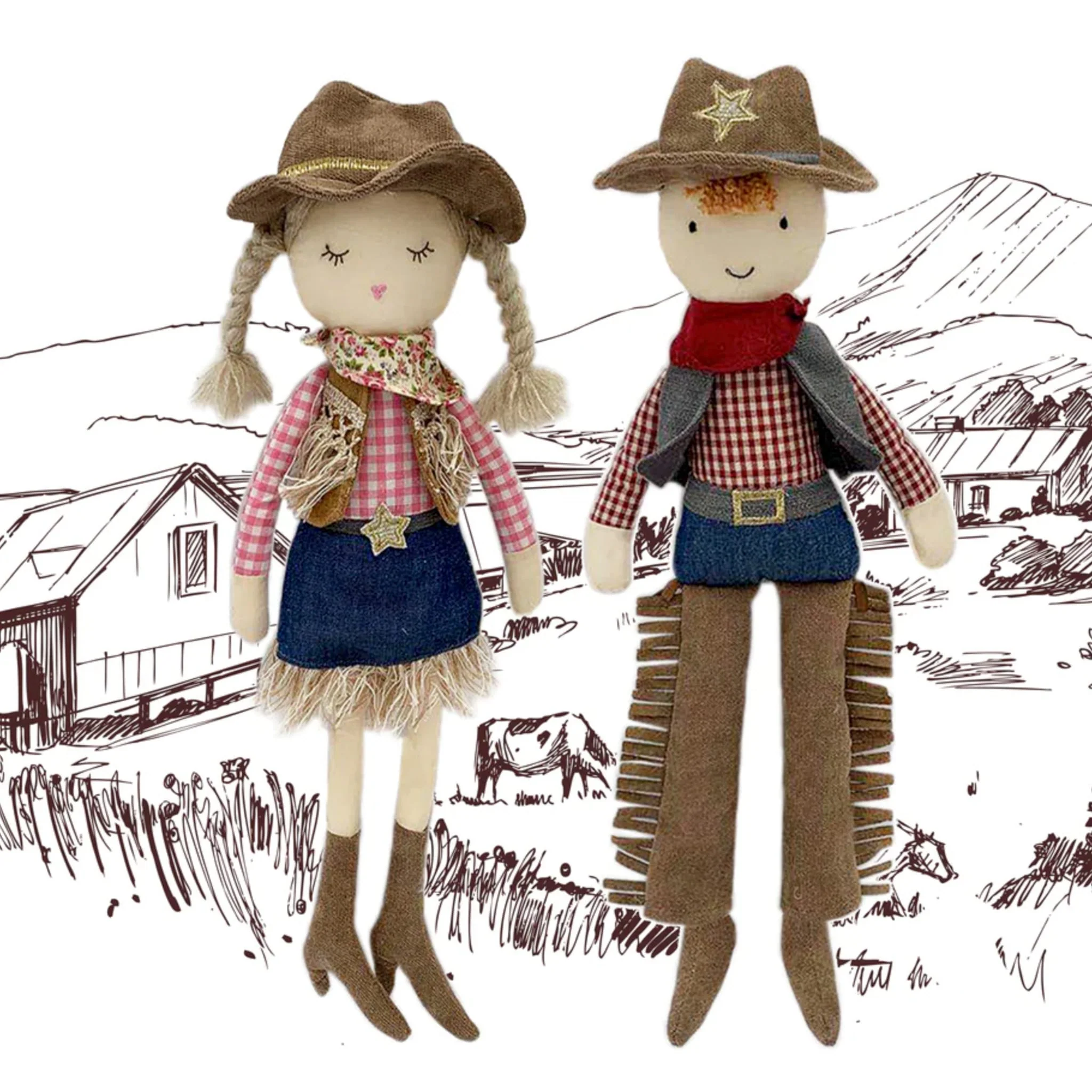 Poupée Cowgirl Clémentine - Image 2