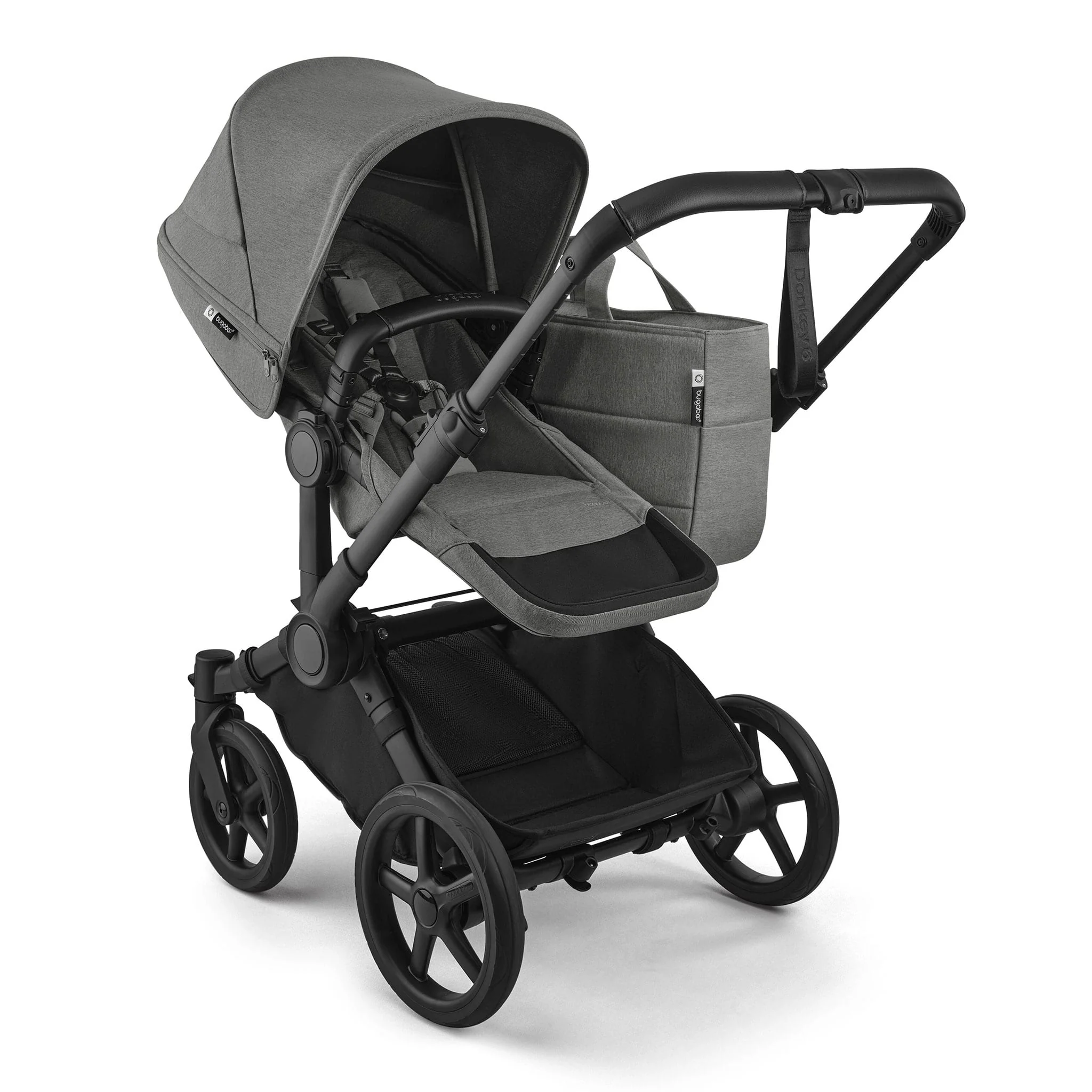 Poussette Donkey6 Mono Noir / Moon Gris