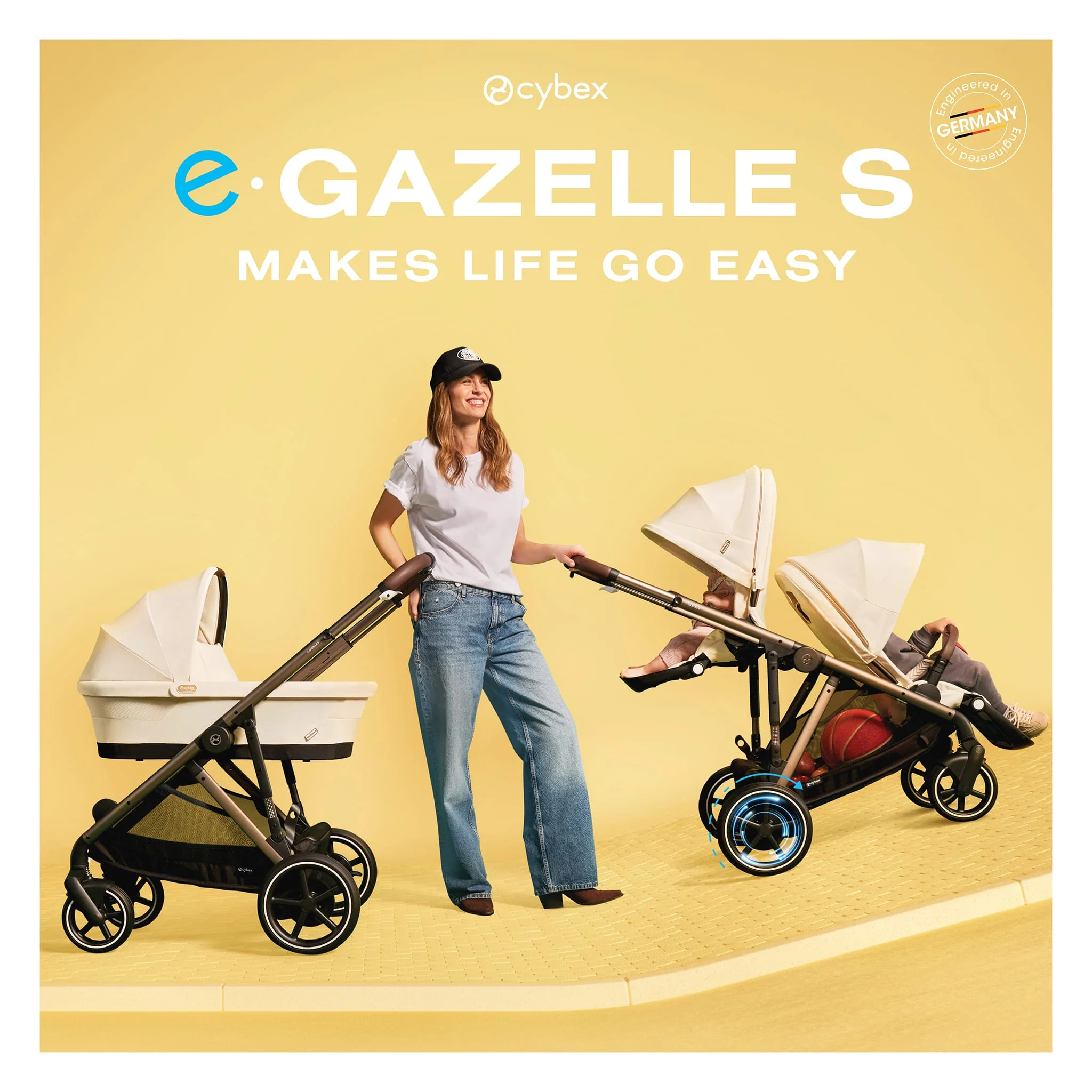 Poussette eGazelle S - Noir - Image 16